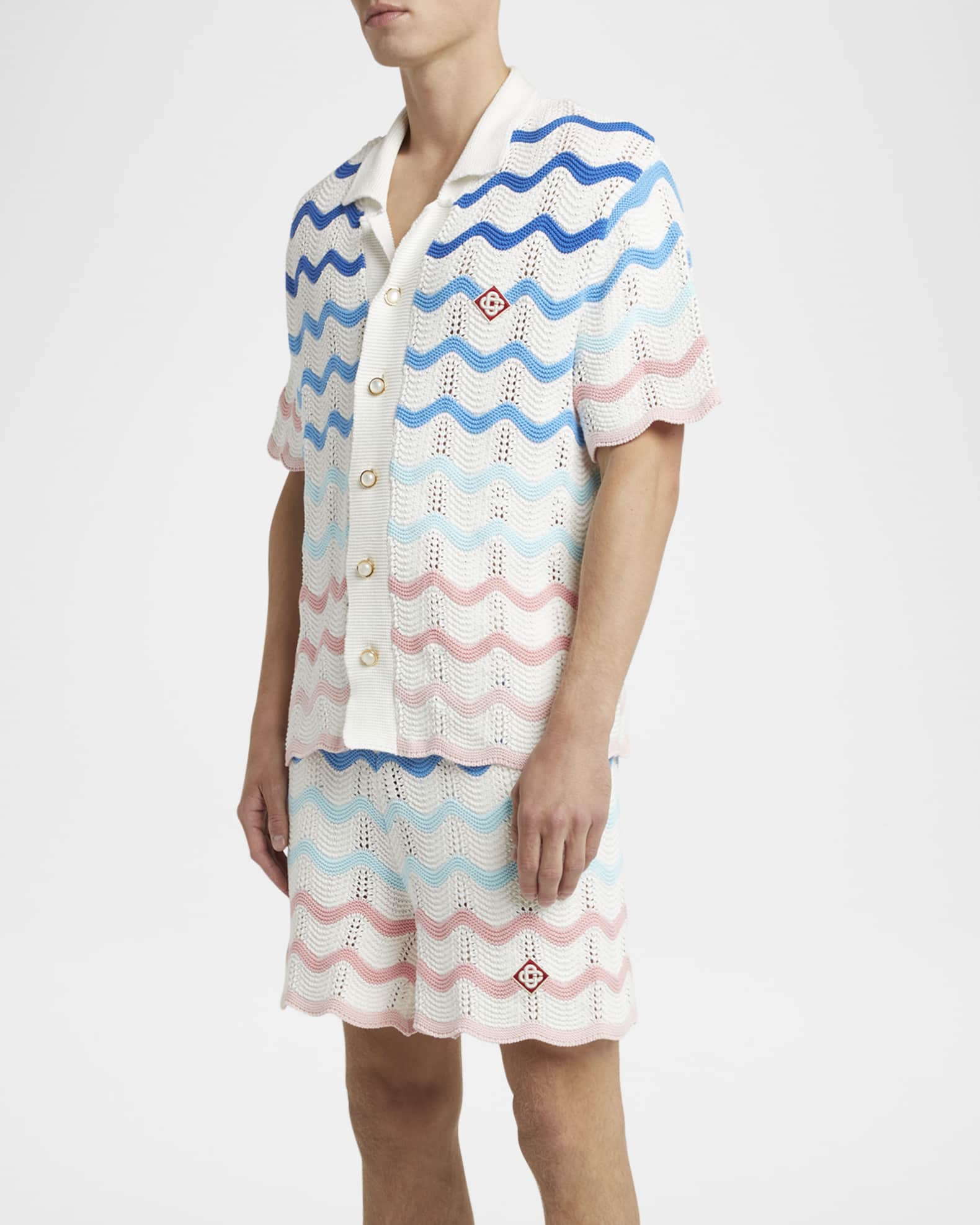 Men's Crochet Wave Stripe Collection | Neiman Marcus