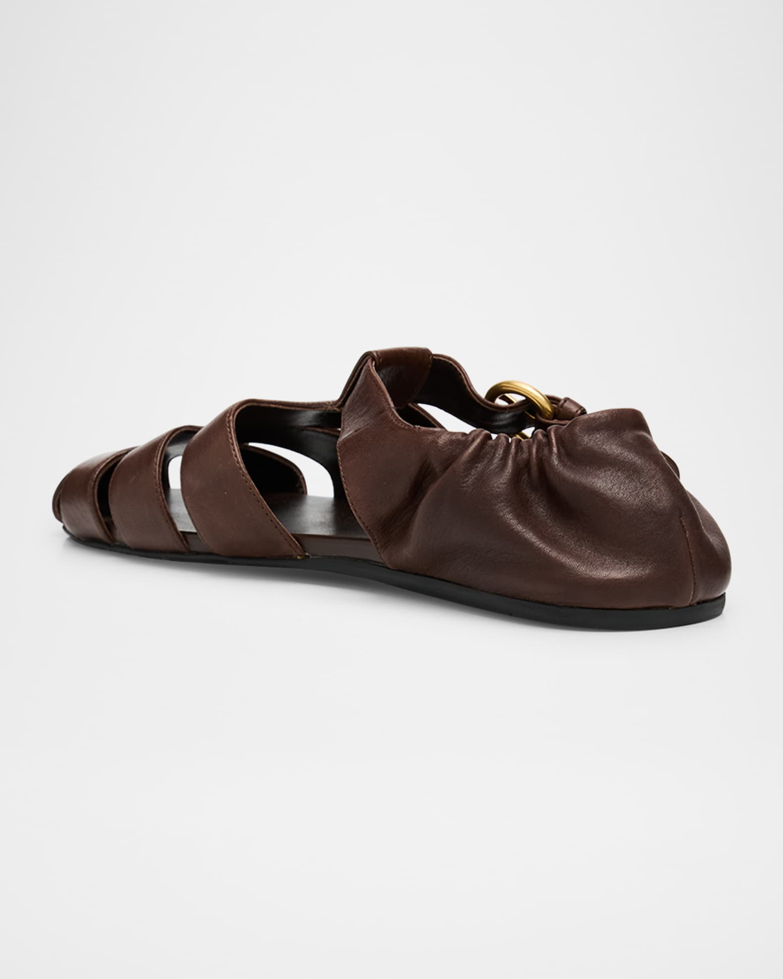Fisherman Buckle Leather Sandals 1