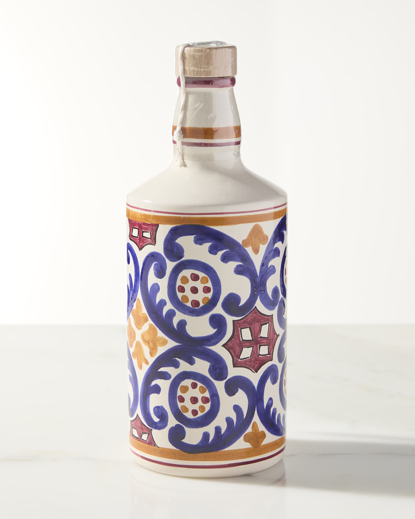 Extra Virgin Olive Oil in "Red Diamond" Barocco Bottle, 101.4 oz. 0