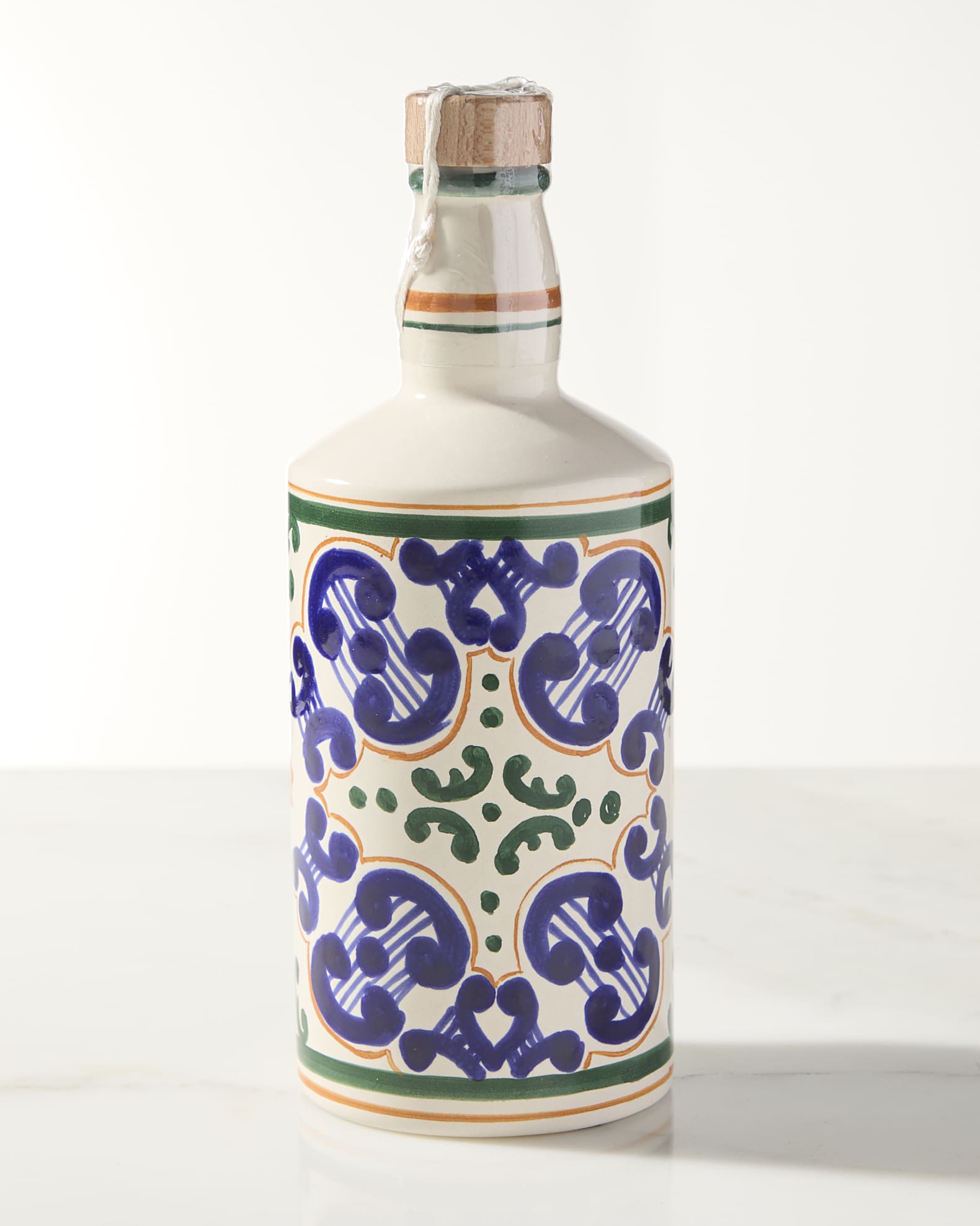 Extra Virgin Olive Oil in "Golden Sun" Barocco Bottle, 101.4 oz. 0
