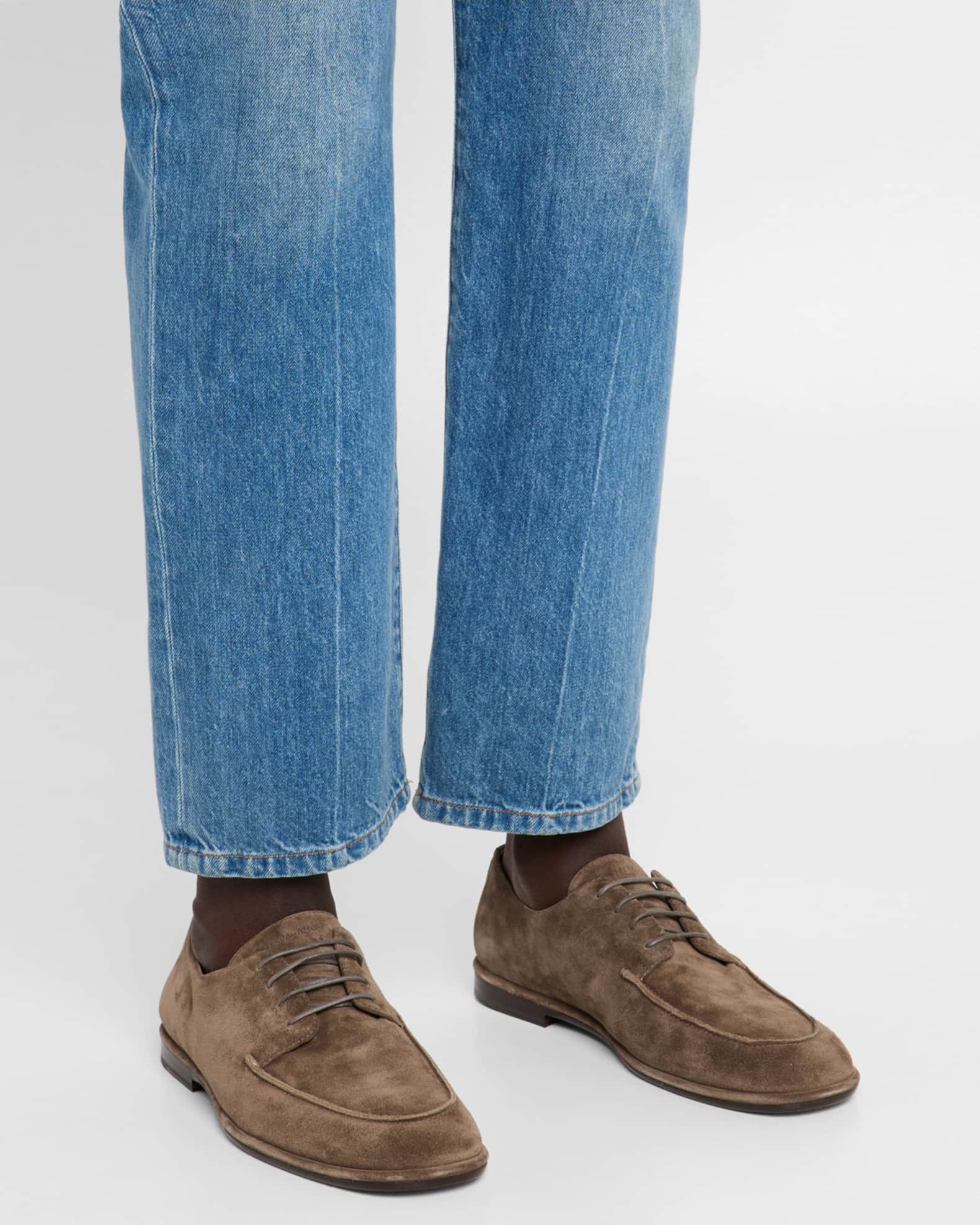 Men's Blade Suede Derby Shoes 1