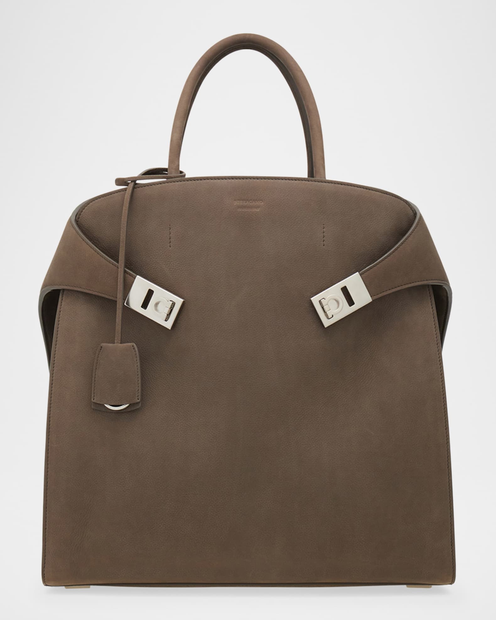 Men's Hug Hammered Calfskin Tote Bag 0