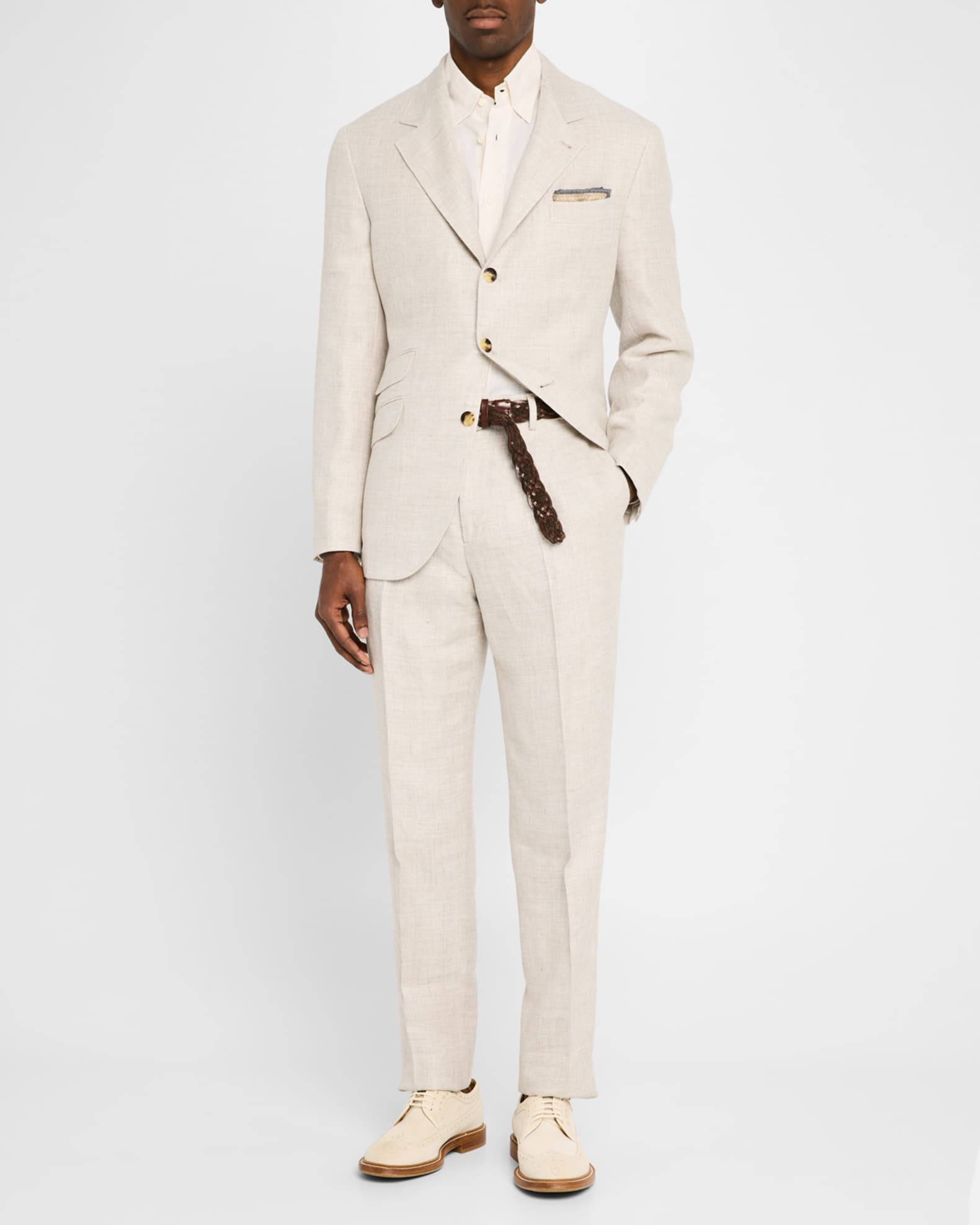 Brunello Cucinelli Men's Cavallo Two-Piece Suit | Neiman Marcus