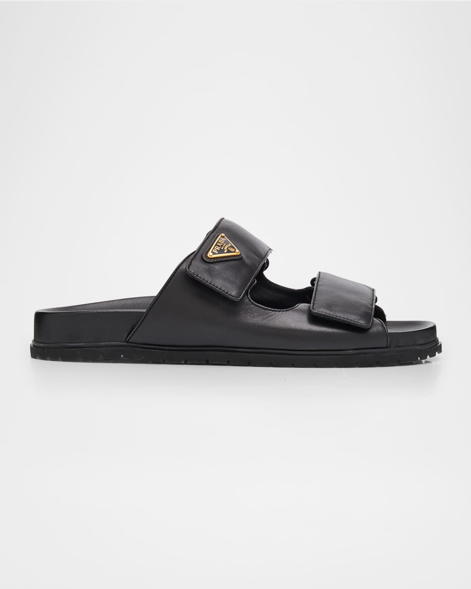 Leather Double-Grip Slide Sandals 0