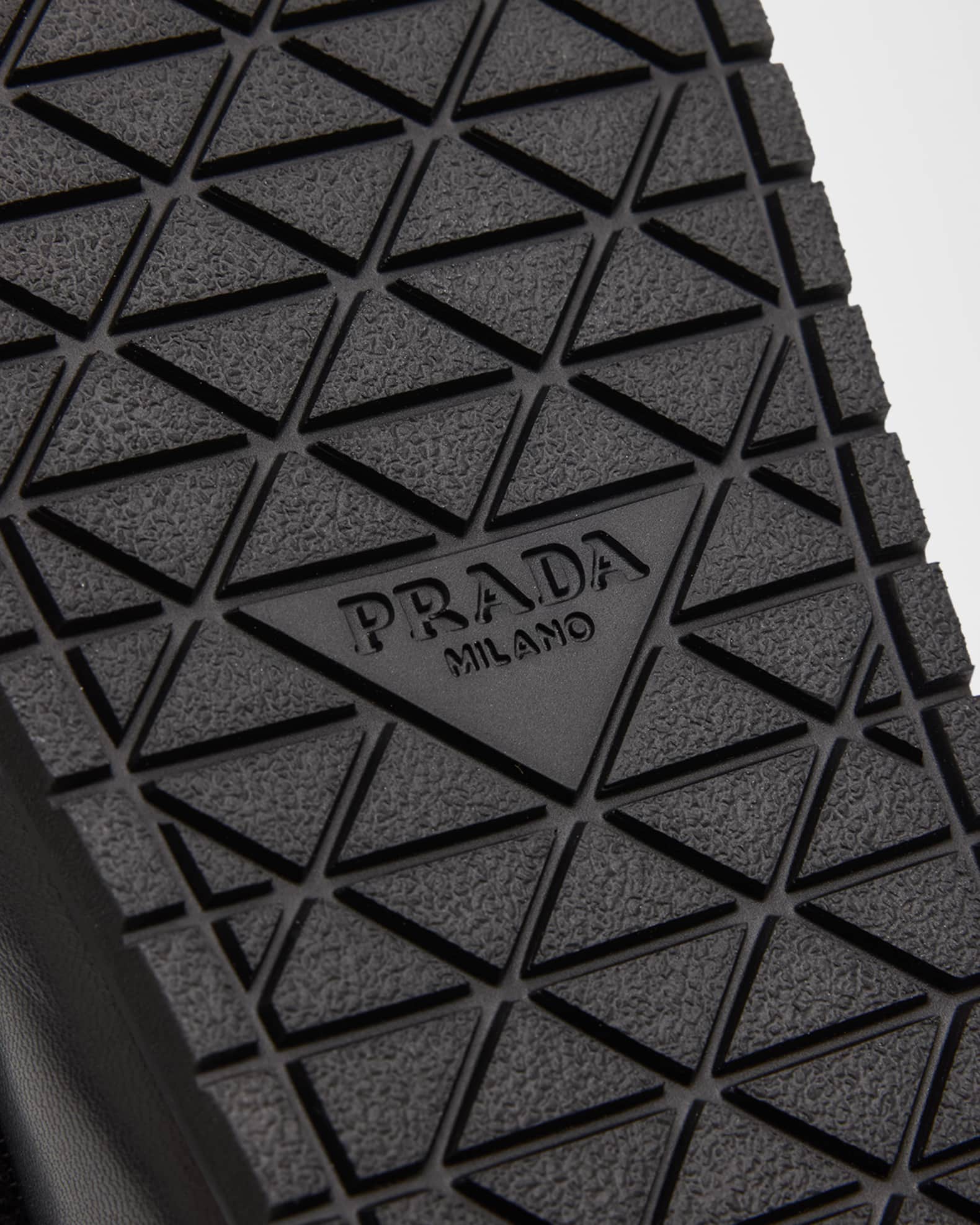 ★PRADA★プラーク レザー スライド Prada Leather Double-Grip Slide Sandals | Neiman Marcus