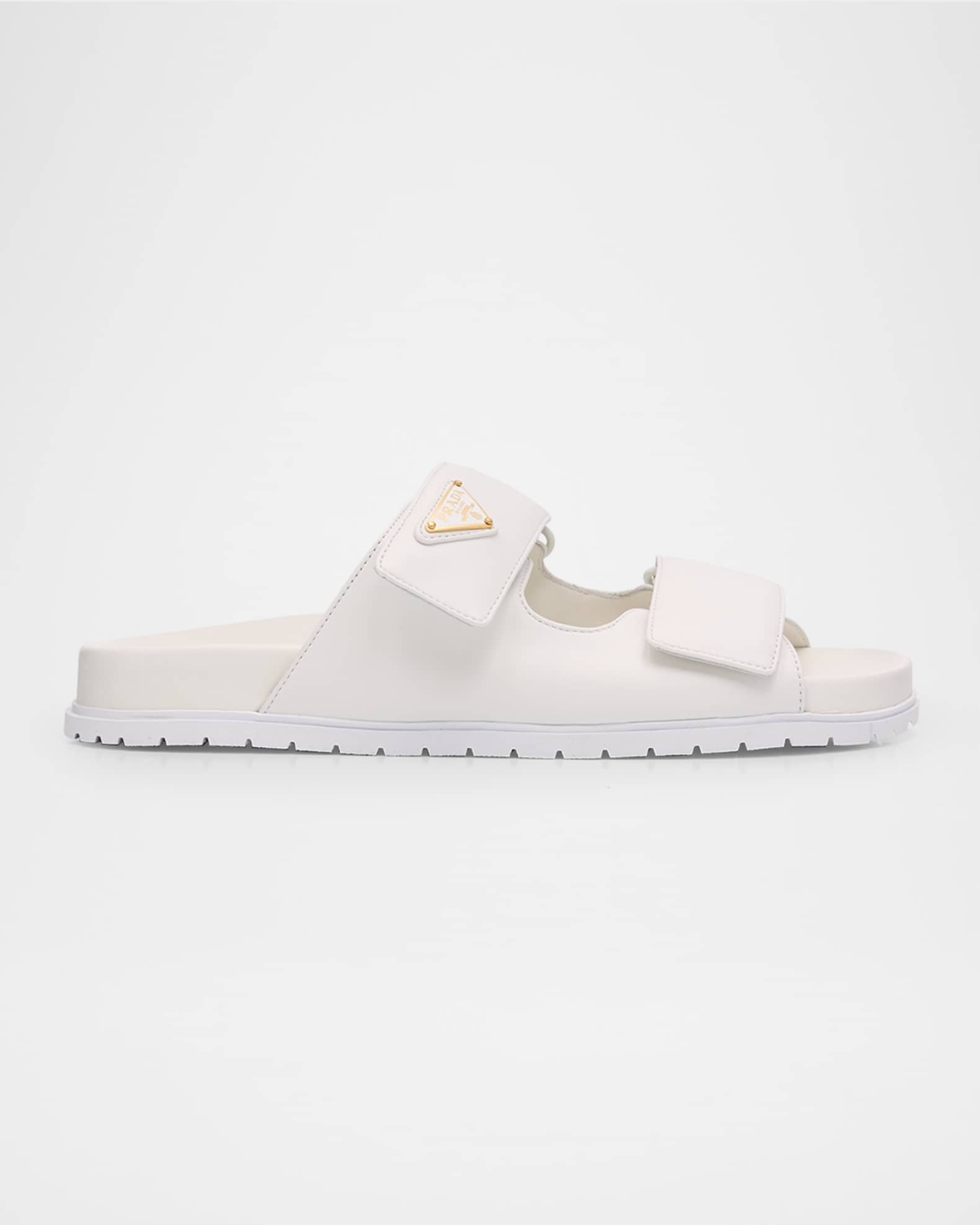 Leather Double-Grip Slide Sandals 0