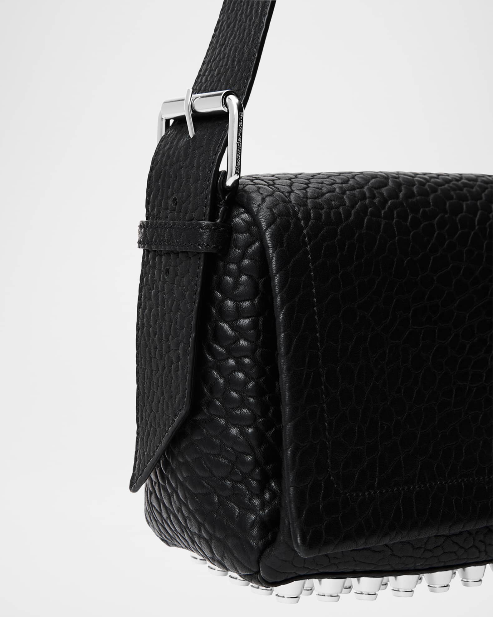 Alexander Wang Ricco Medium Studded Leather Shoulder Bag | Neiman Marcus