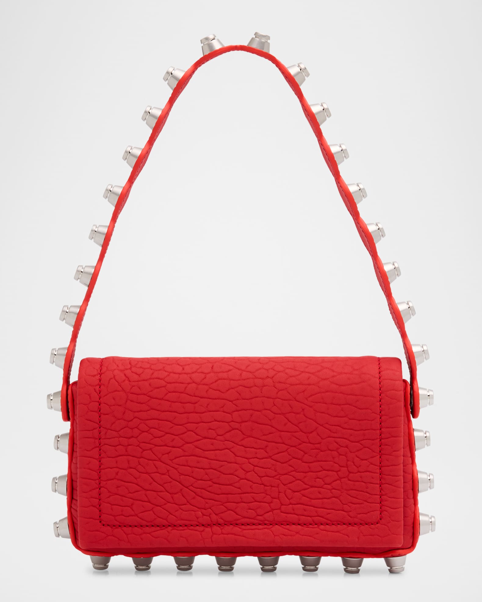 Roz Scallop Stud Leather Crossbody Bag 0