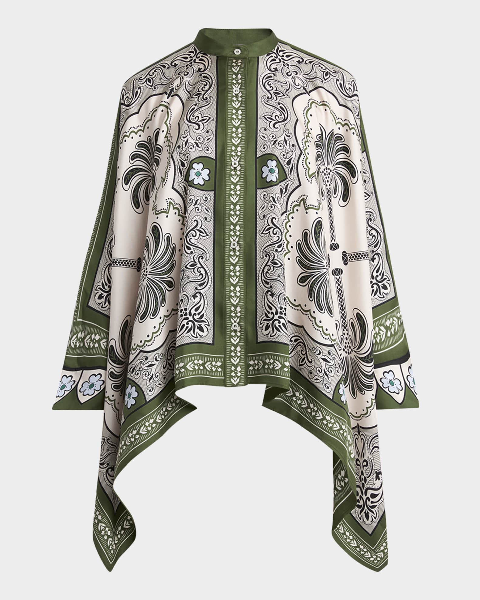Silk Twill Foulard Shirt 0