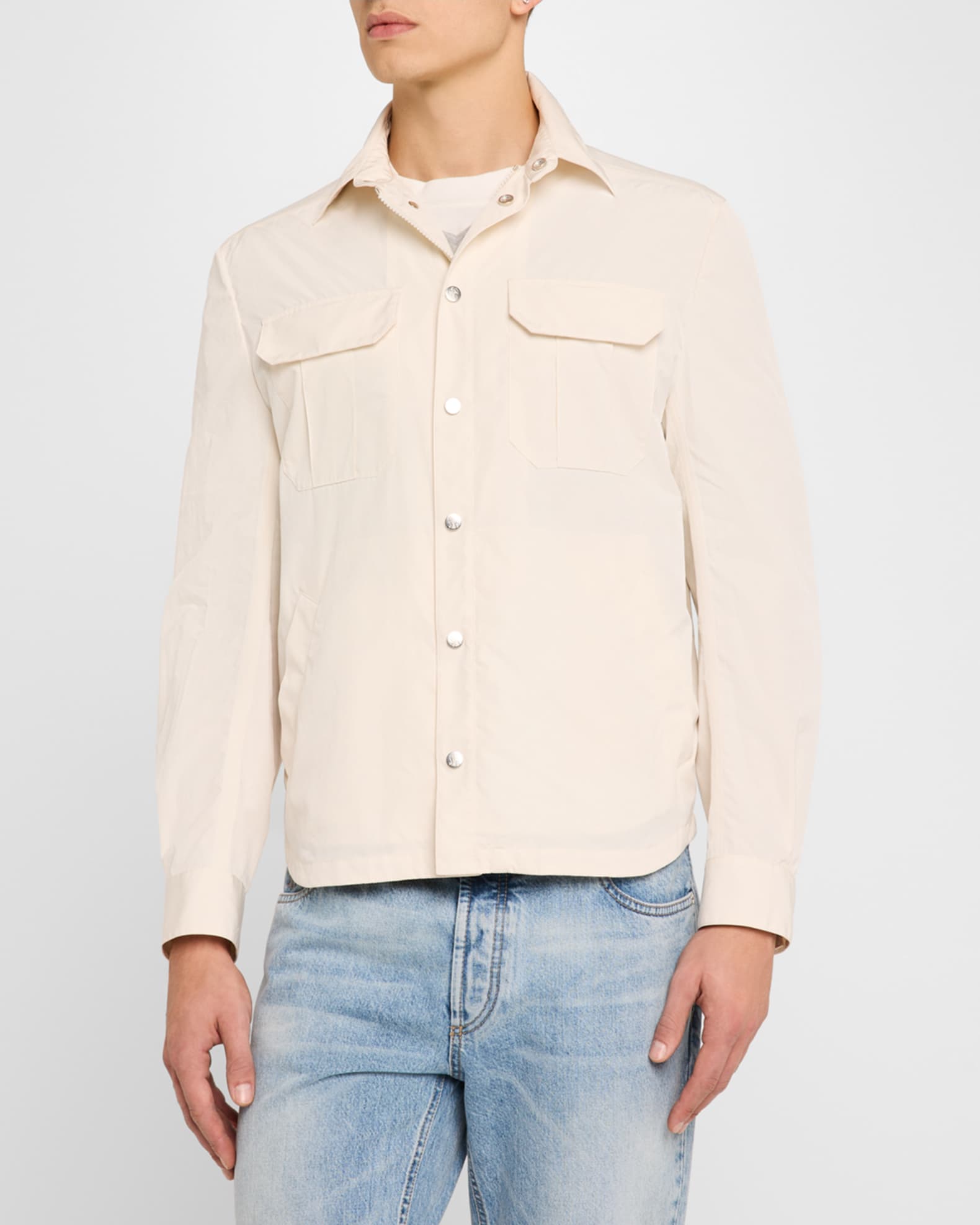 Men's Full-Zip Shirt Jacket