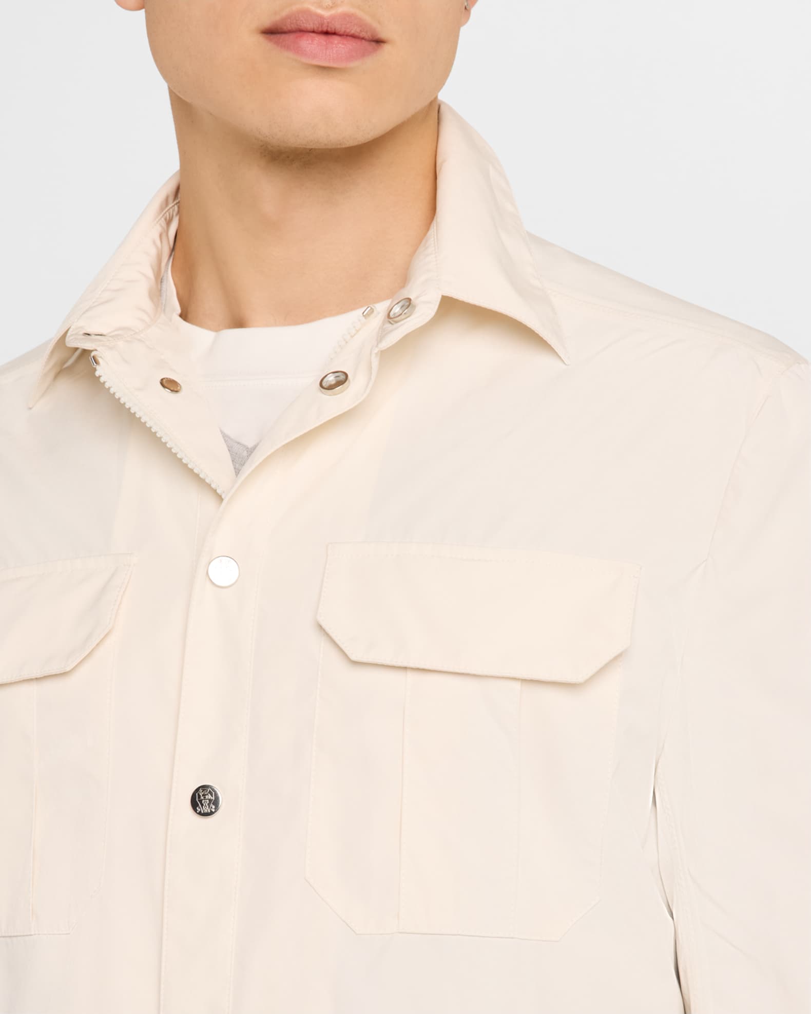 Men's Full-Zip Shirt Jacket