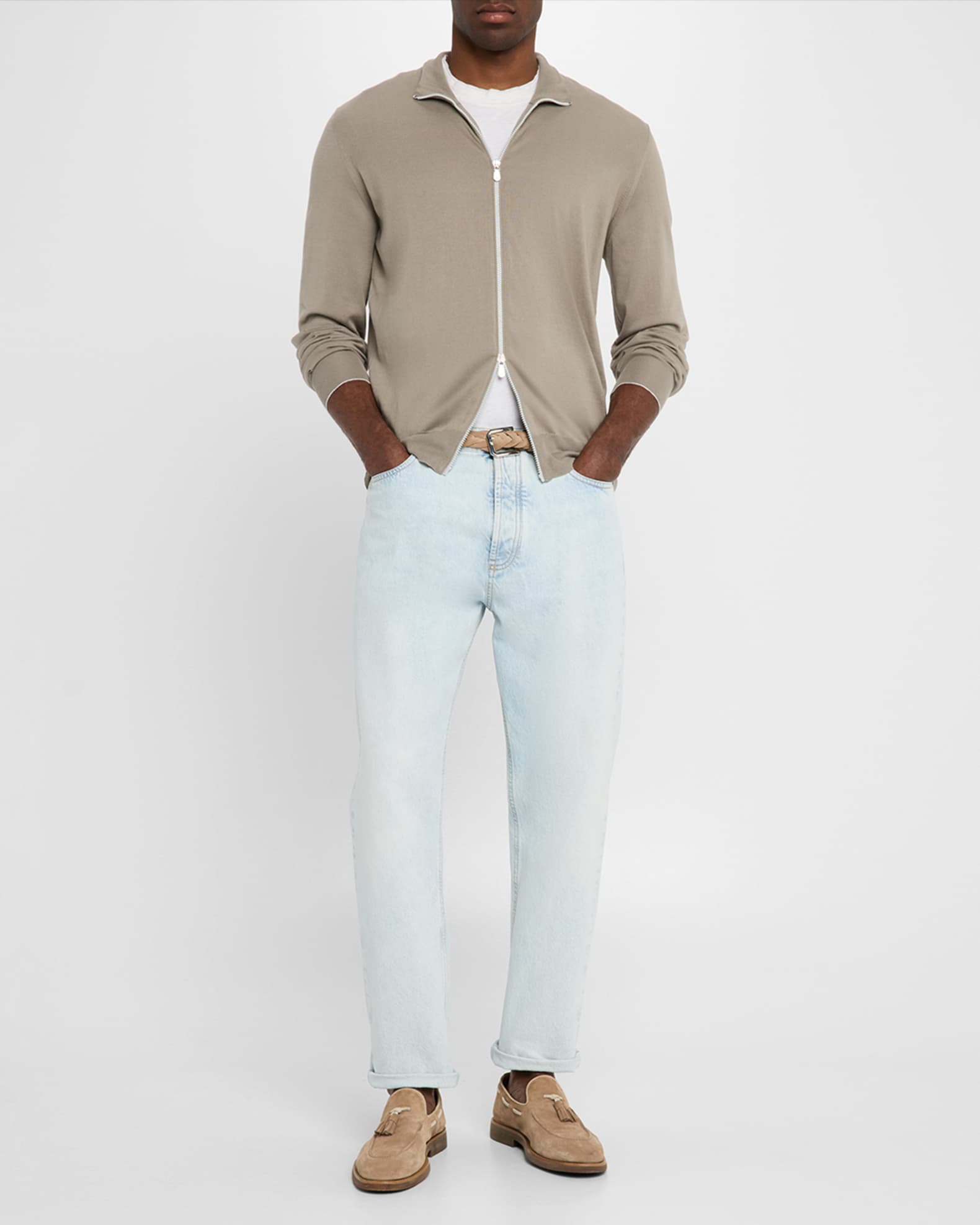 Men's Full-Zip Knit Sweater 1