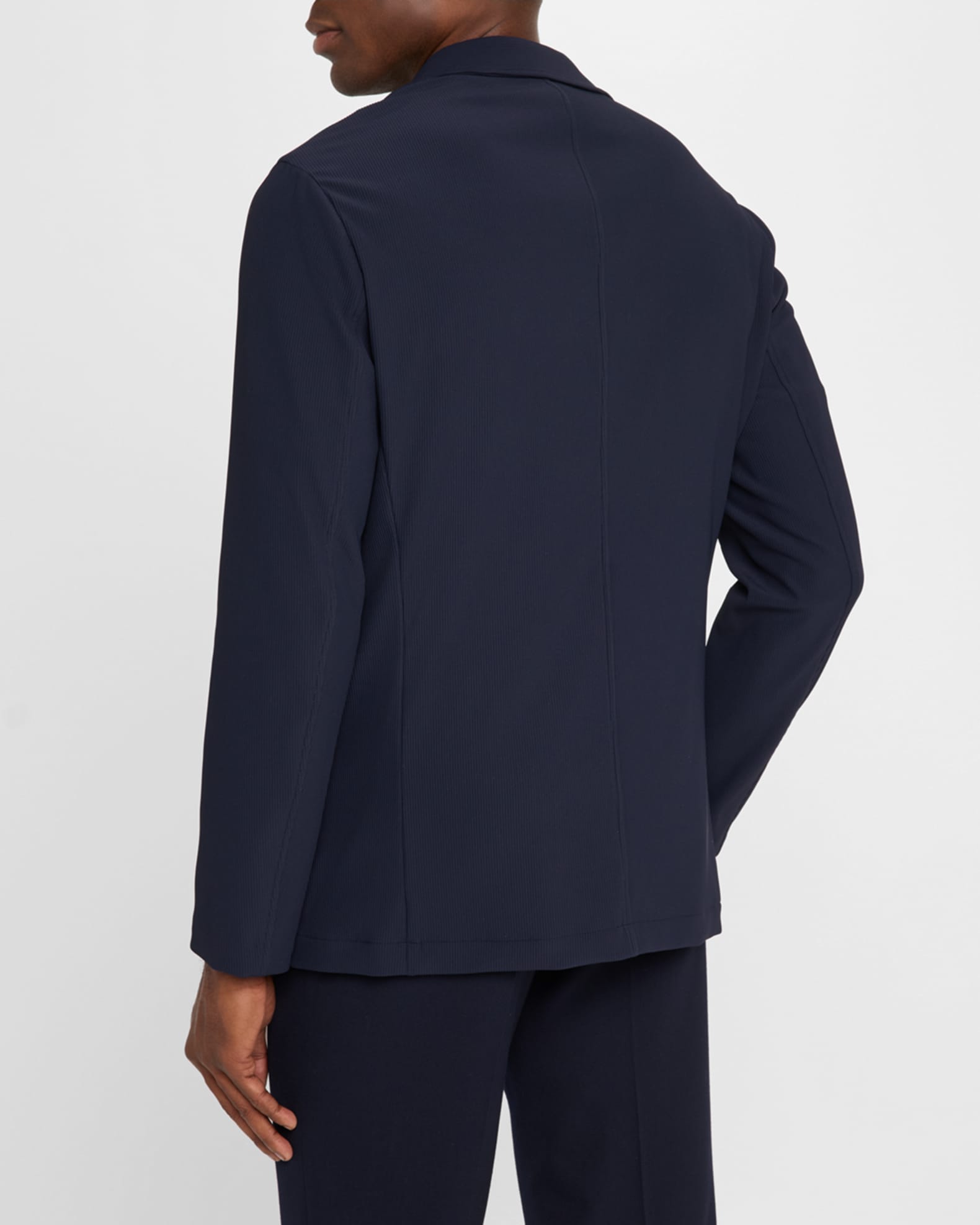 Emporio Armani Men's Nylon Stretch Blazer with Removable