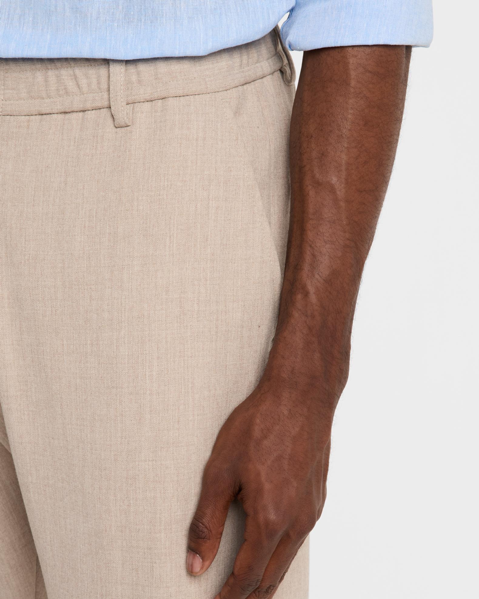 Emporio Armani Men's Stretch Gabardine Flat-Front Trousers