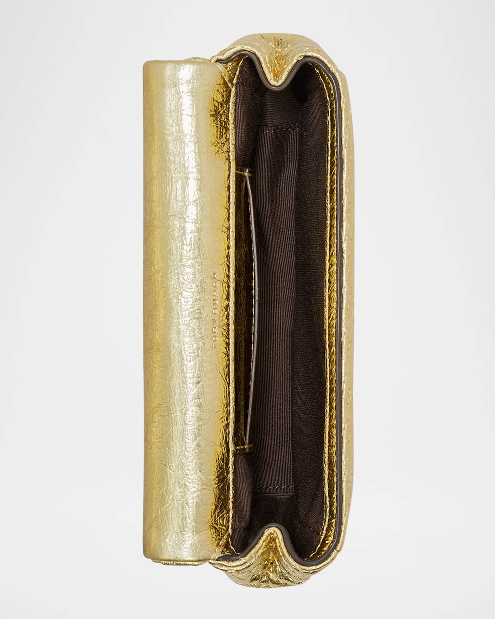 Kira Mini Metallic Moto Quilted Crossbody Bag