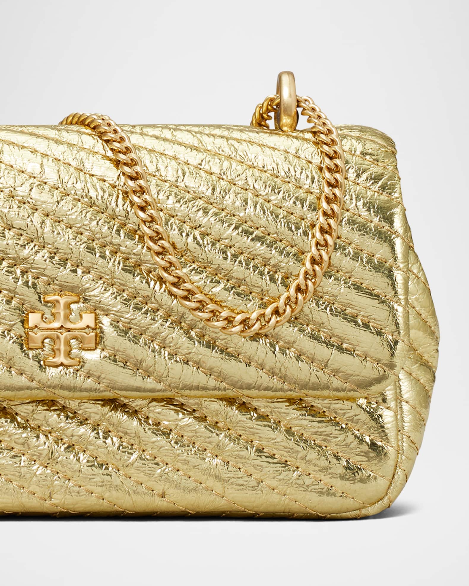 Tory burch metallic bag on sale