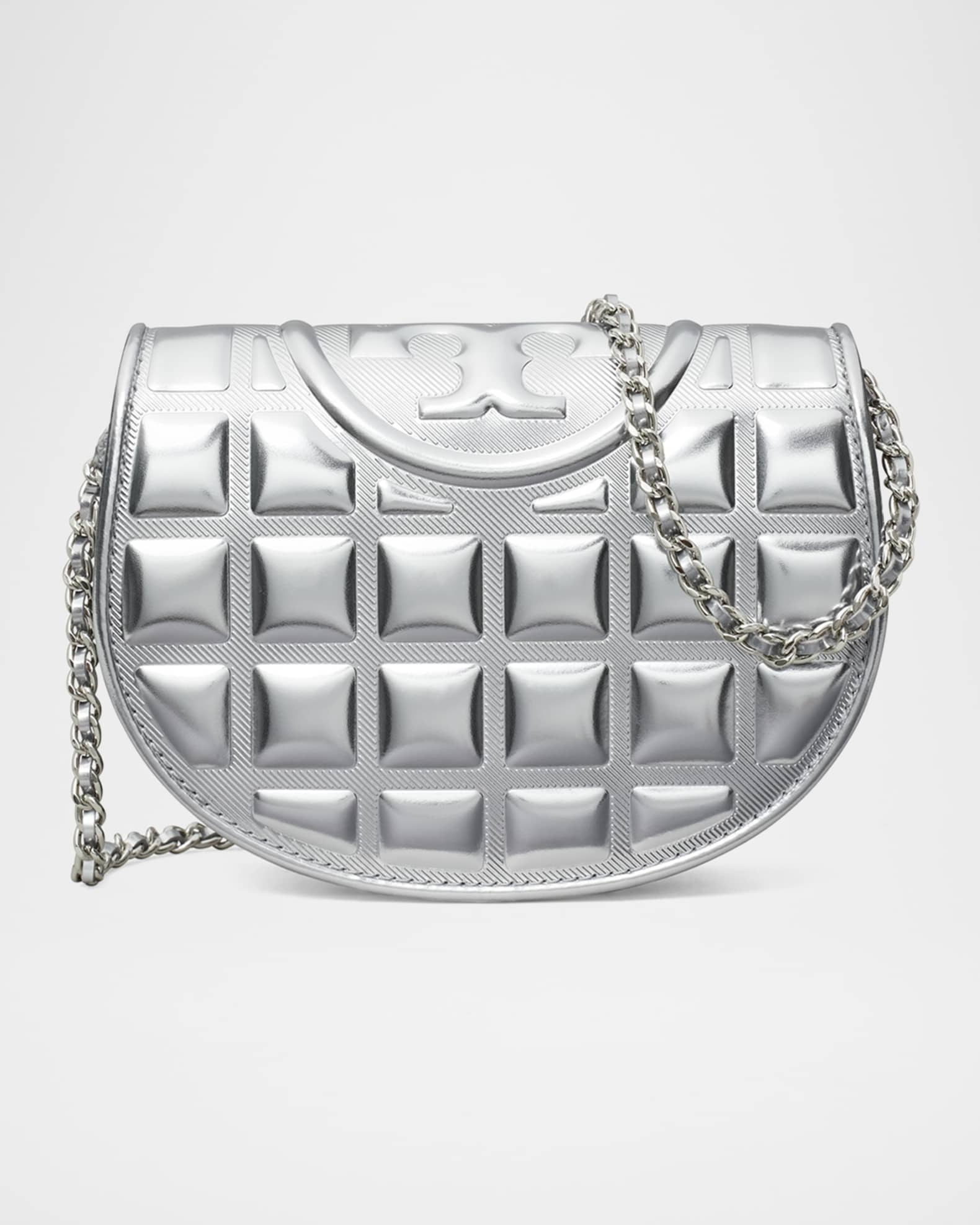 Tory burch fleming mini wallet on chain online