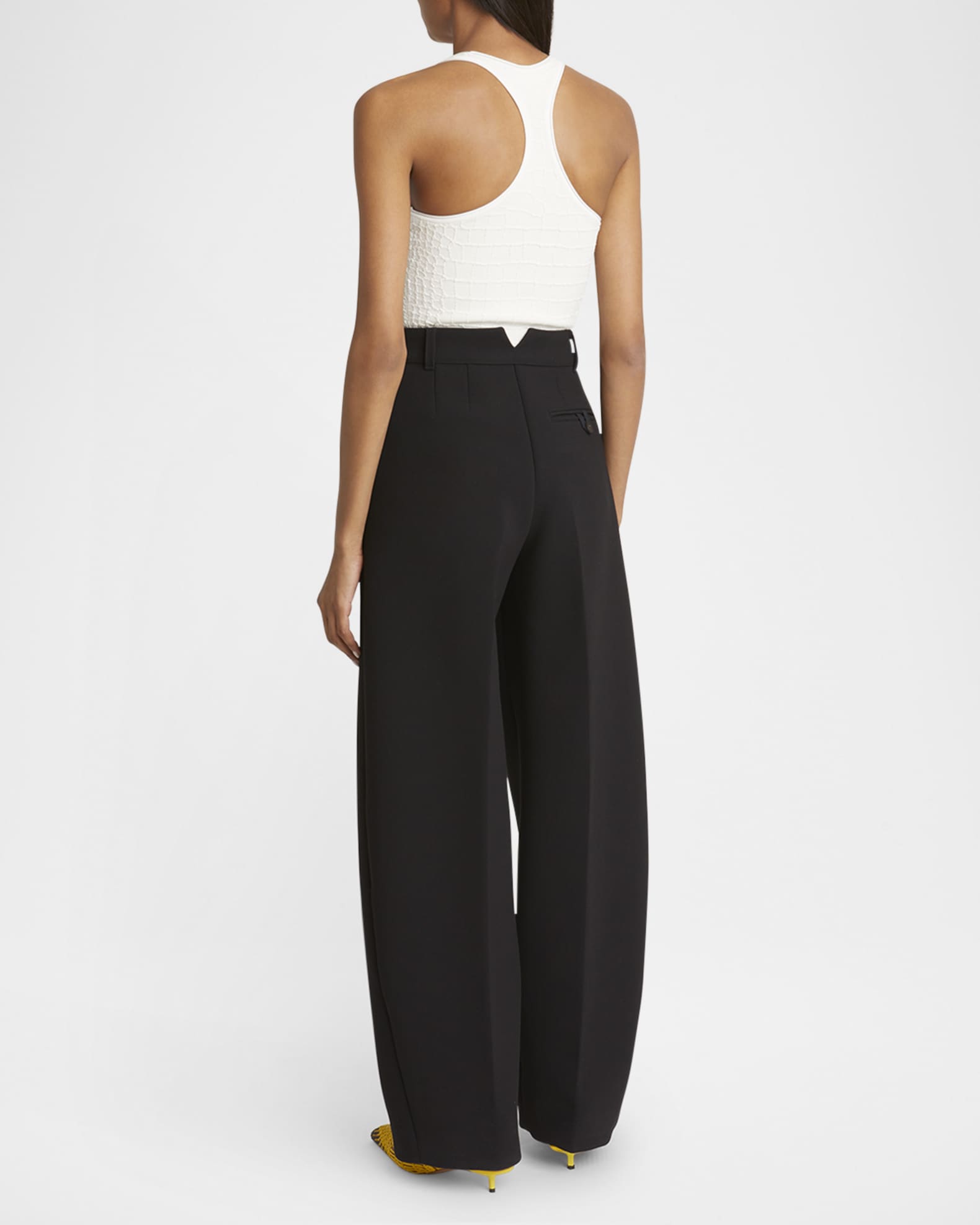 Jacquemus Le Pantalon Criollo wide-leg Trousers | Brown