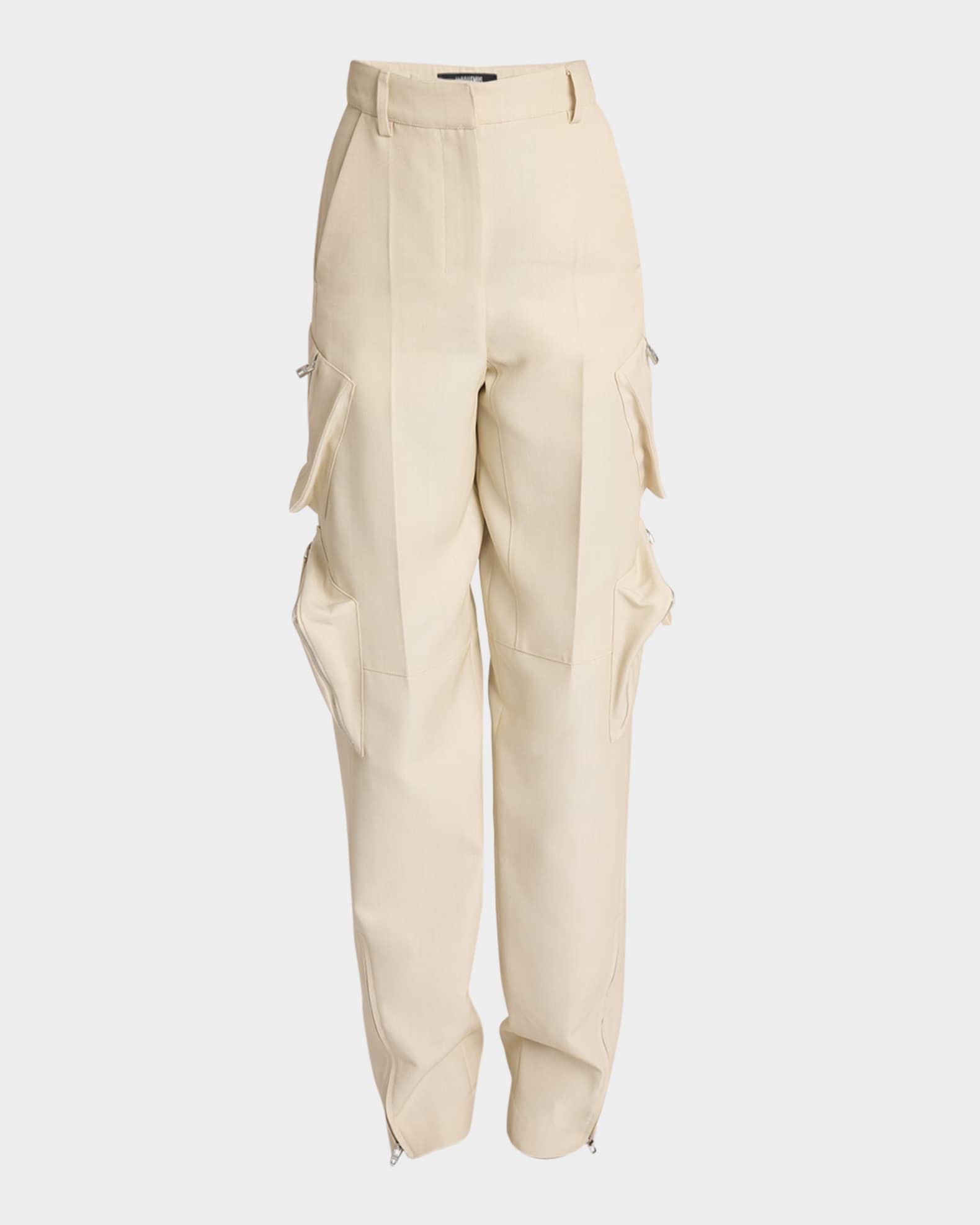 Atelier Zip-Hem Straight-Leg Cargo Pants 0