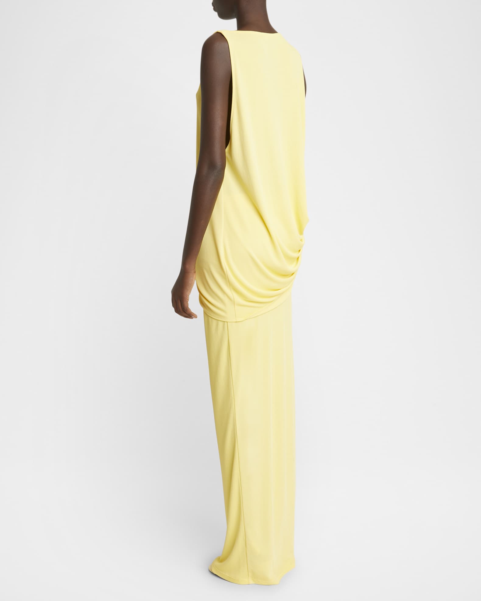 Jacquemus Peplo Longue Cutout Long Dress | Neiman Marcus