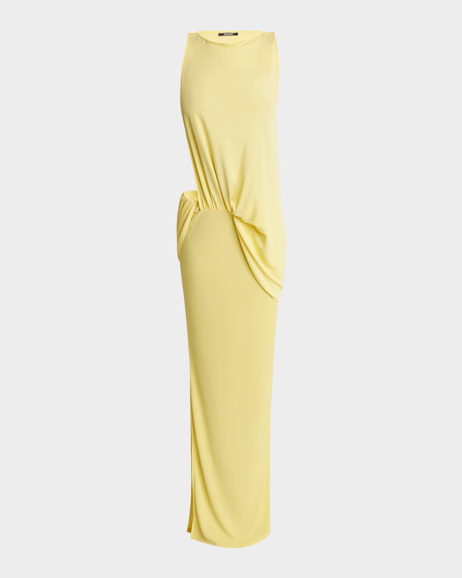 Jacquemus Peplo Longue Cutout Long Dress | Neiman Marcus