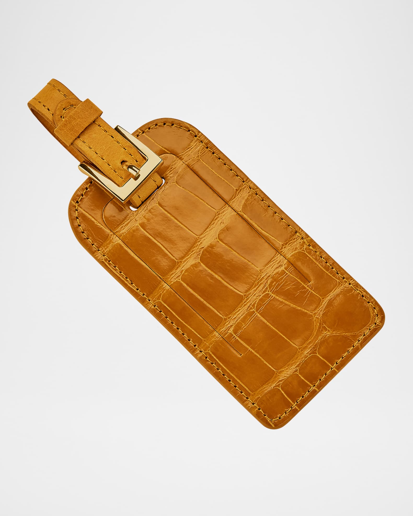 Men's Genuine Alligator Luggage Tag 1