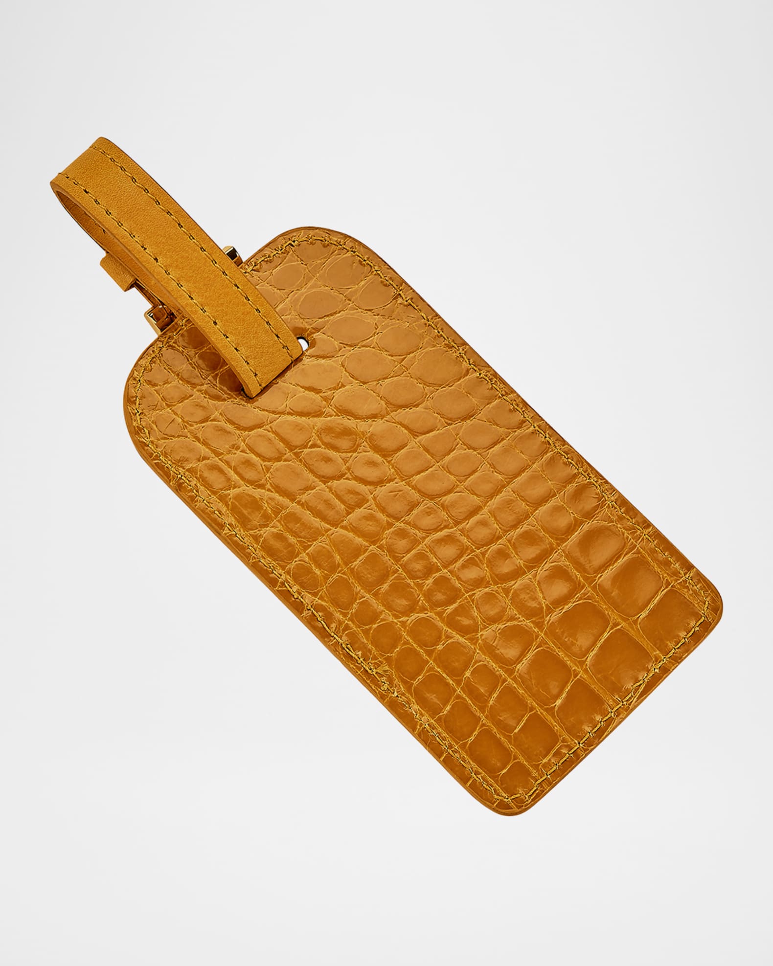 Men's Genuine Alligator Luggage Tag 0