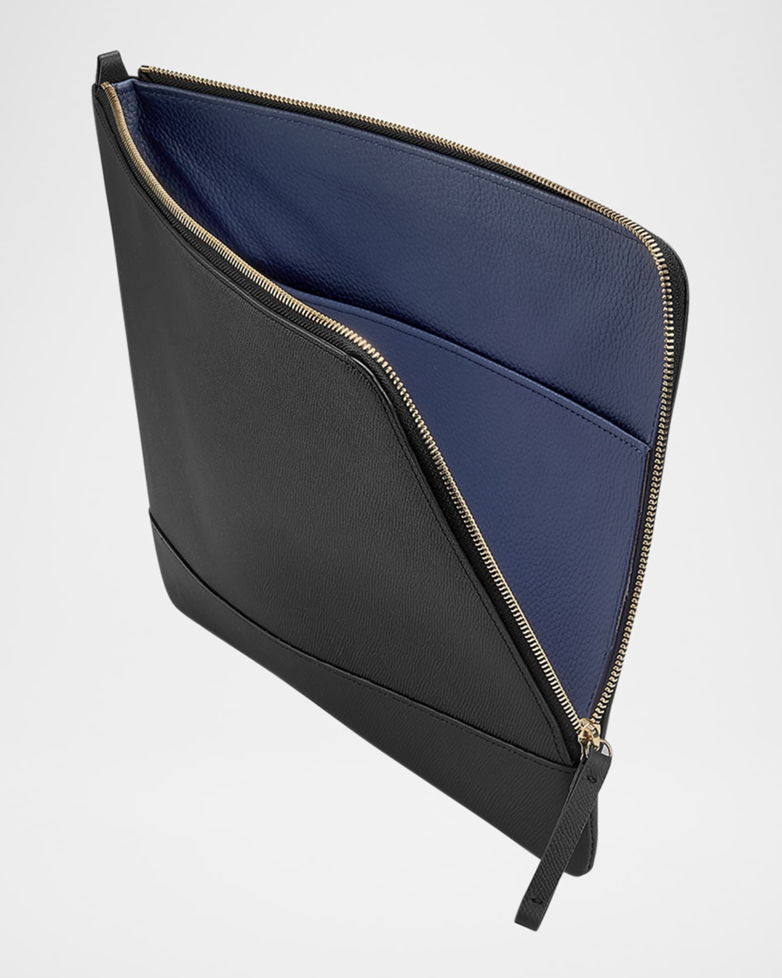 Men's Zip-Around Leather Portfolio Case 1