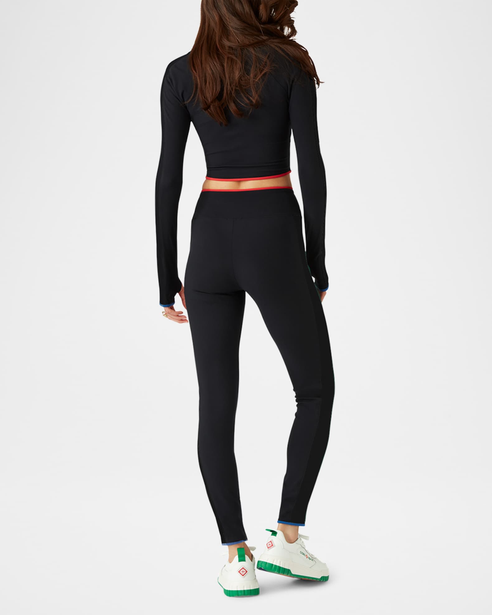 Side stripe tights deals