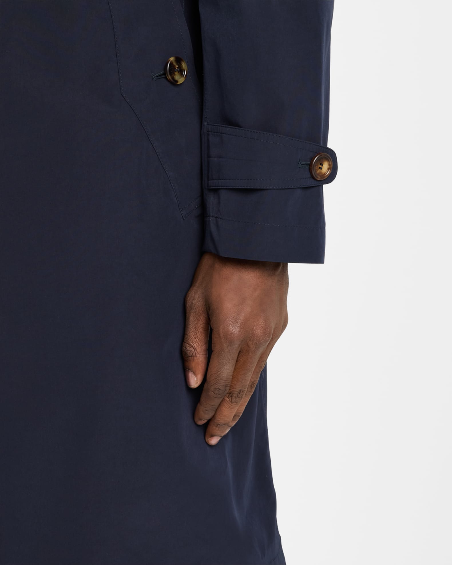 Arthur Men's Classic Trench Coat With Structured Fit And Double Breasted Buttons For Timeless British Style