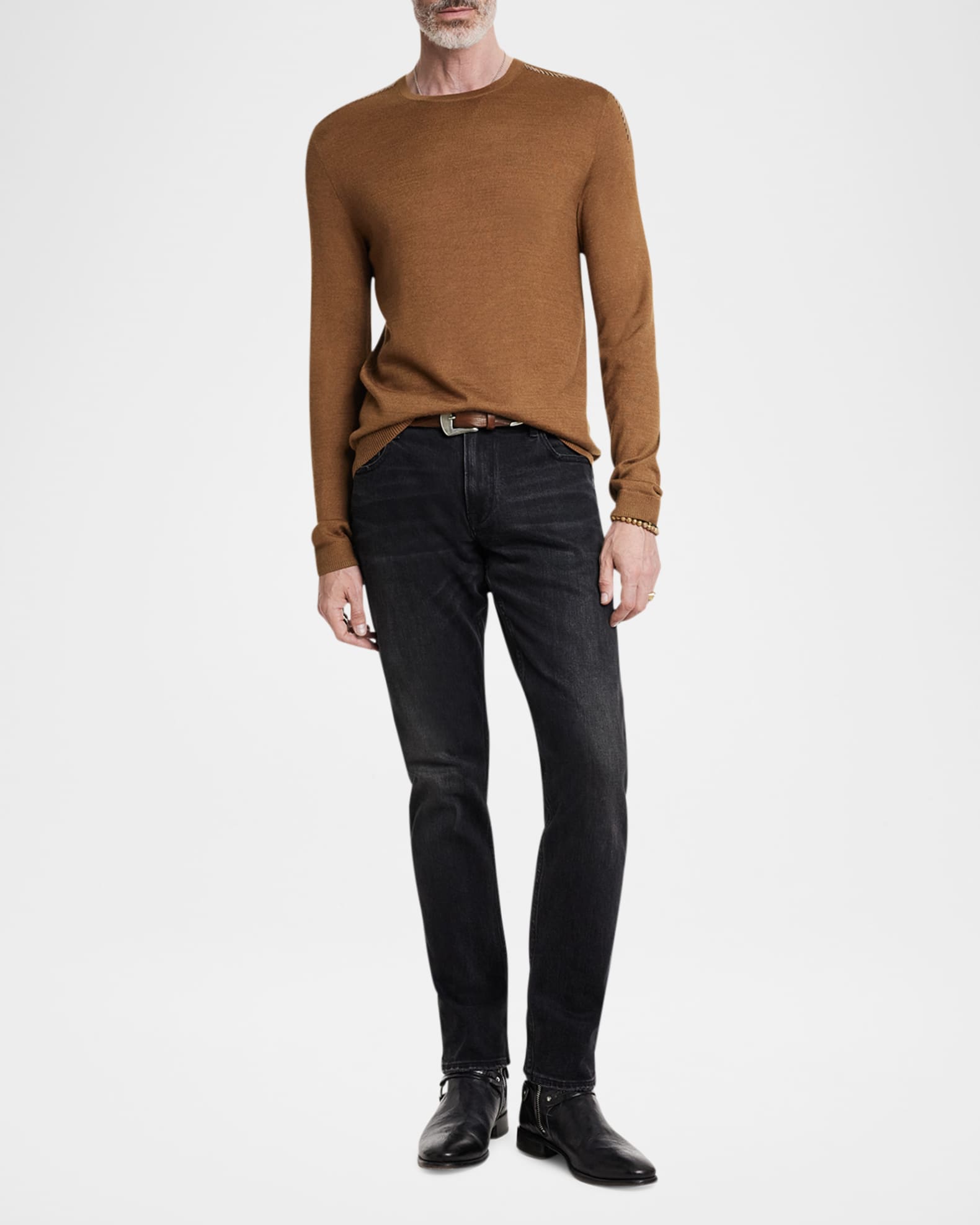 Men's Novas Mulberry Silk Shirt 1