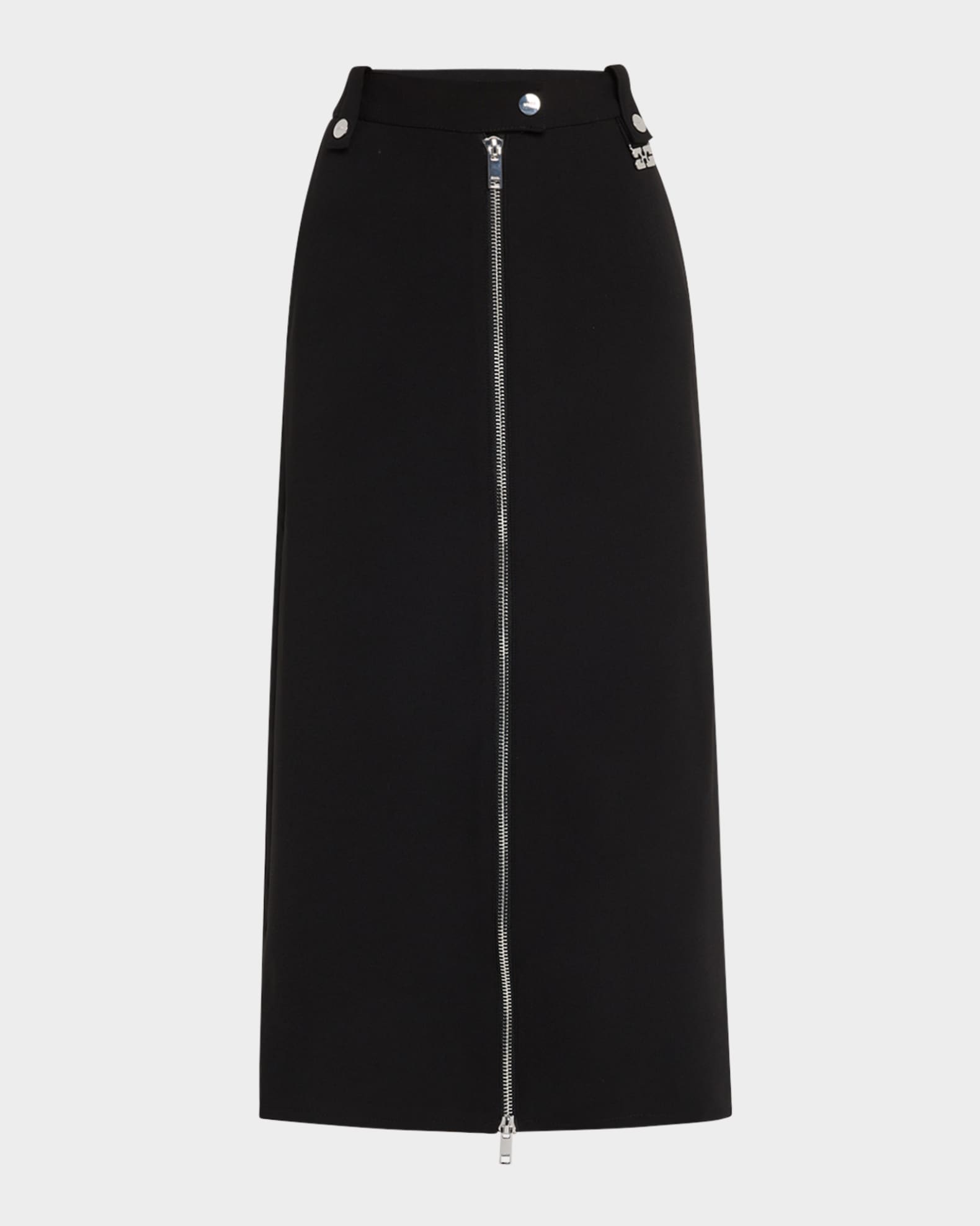 Bonded Crepe Midi Skirt 0