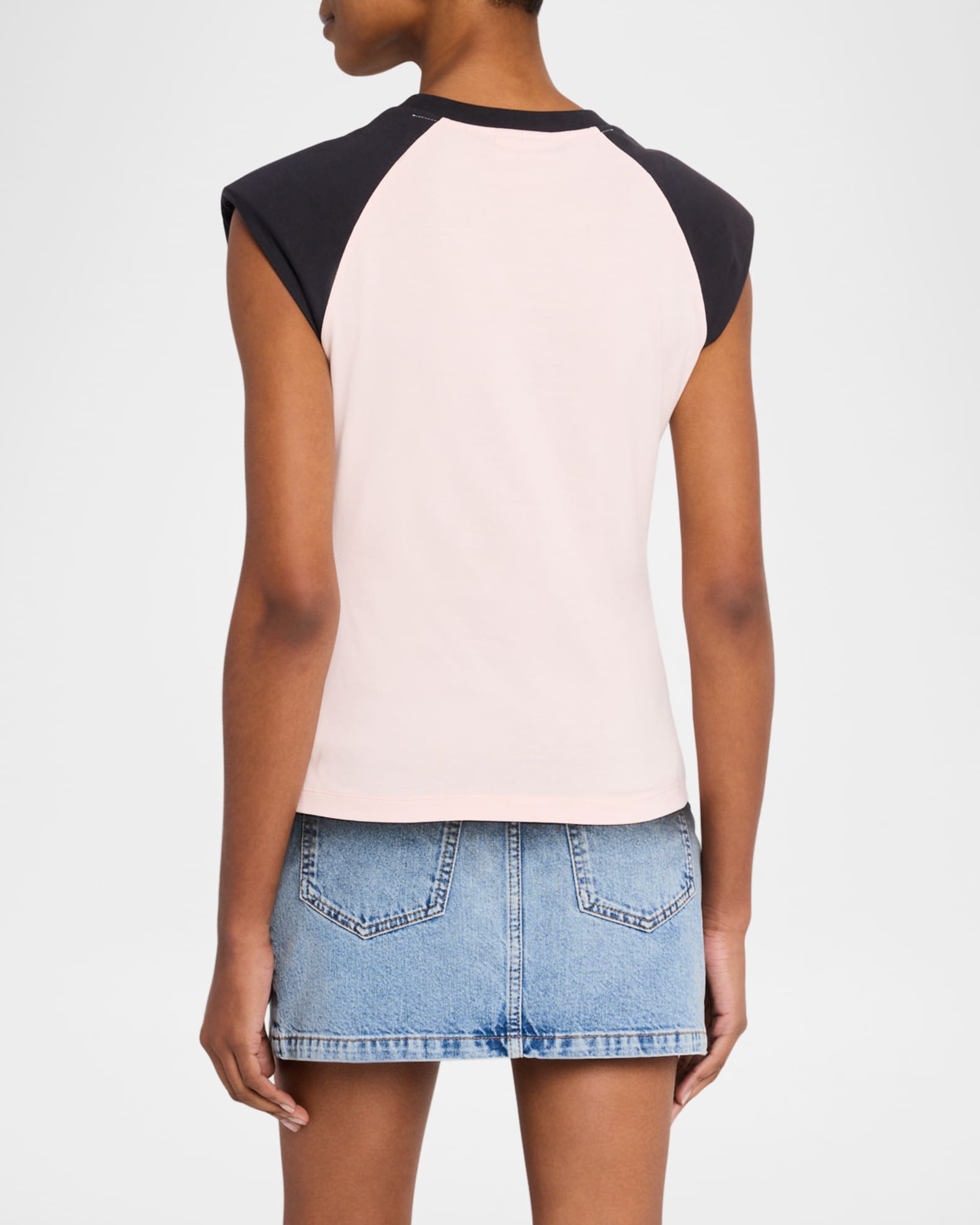 Primrose Pink Pink Basic Jersey Bunny T-shirt | GANNI US