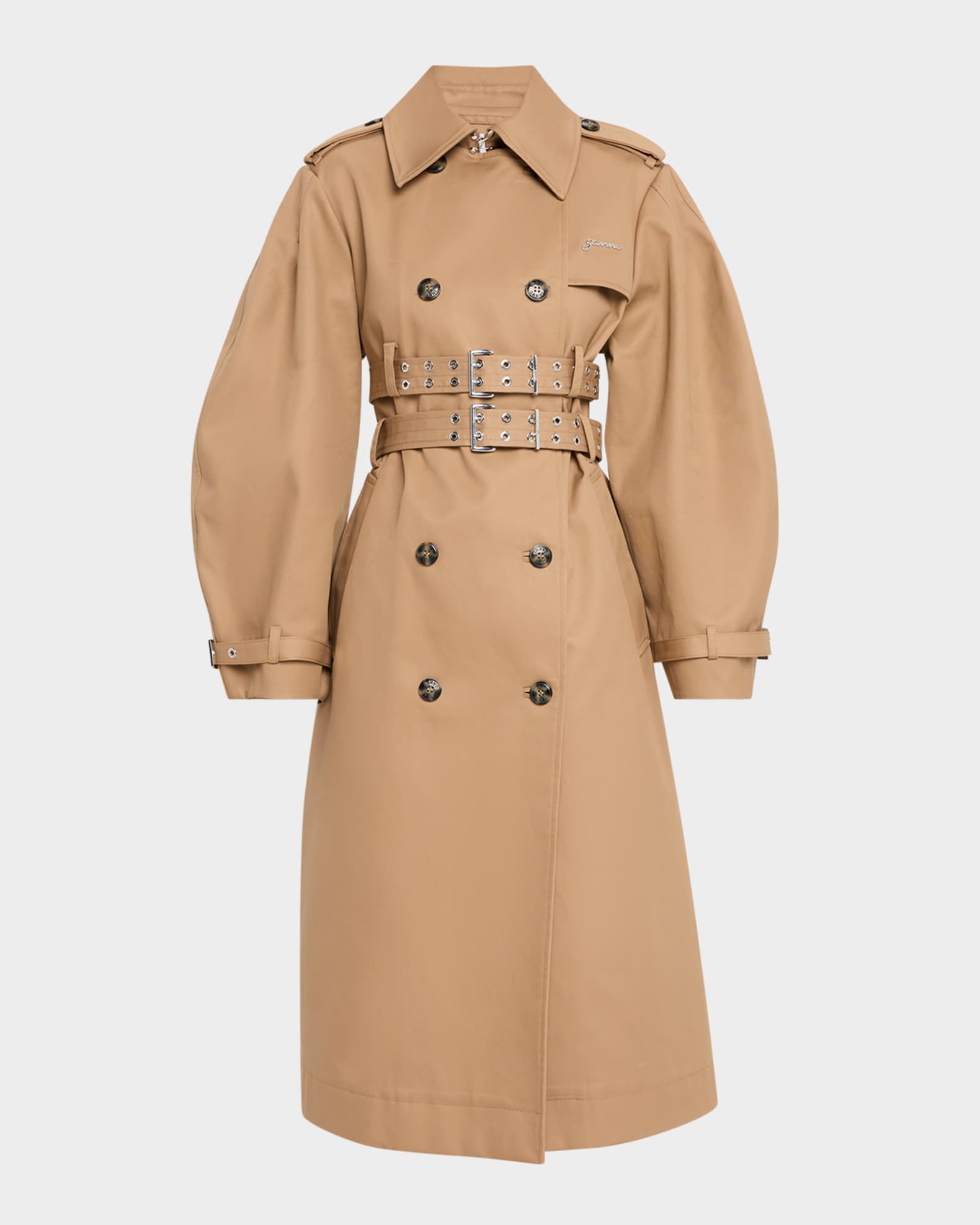Bonded Cotton Trench Coat 0
