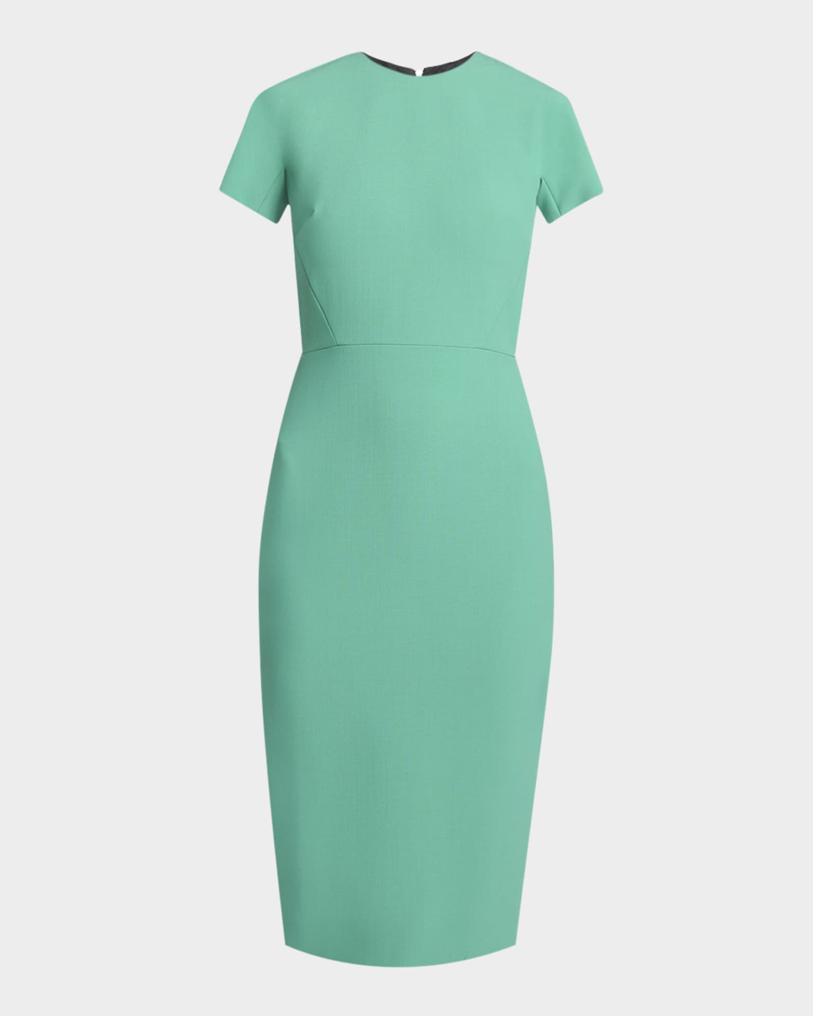 Victoria Beckham Fitted Wool Midi Dress | Neiman Marcus