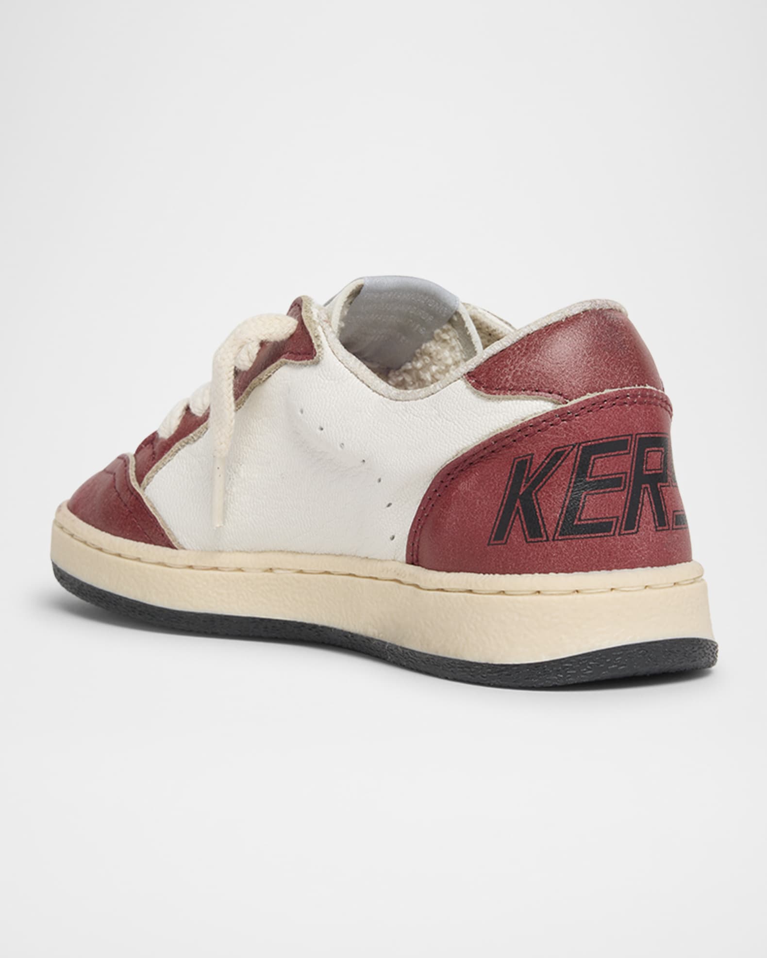 Boy's Ball Star Young Nappa Leather Sneakers 1