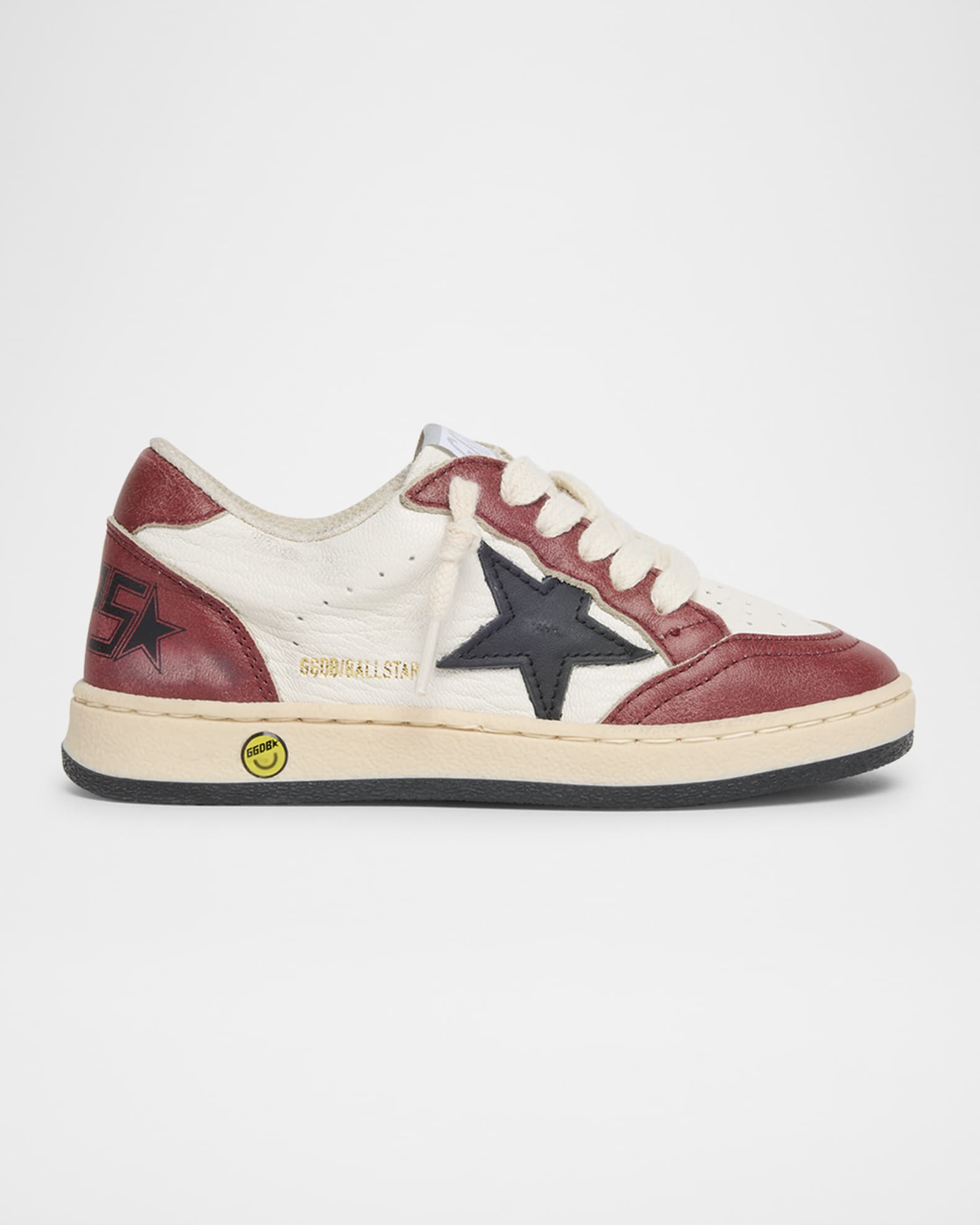 Boy's Ball Star Young Nappa Leather Sneakers 0