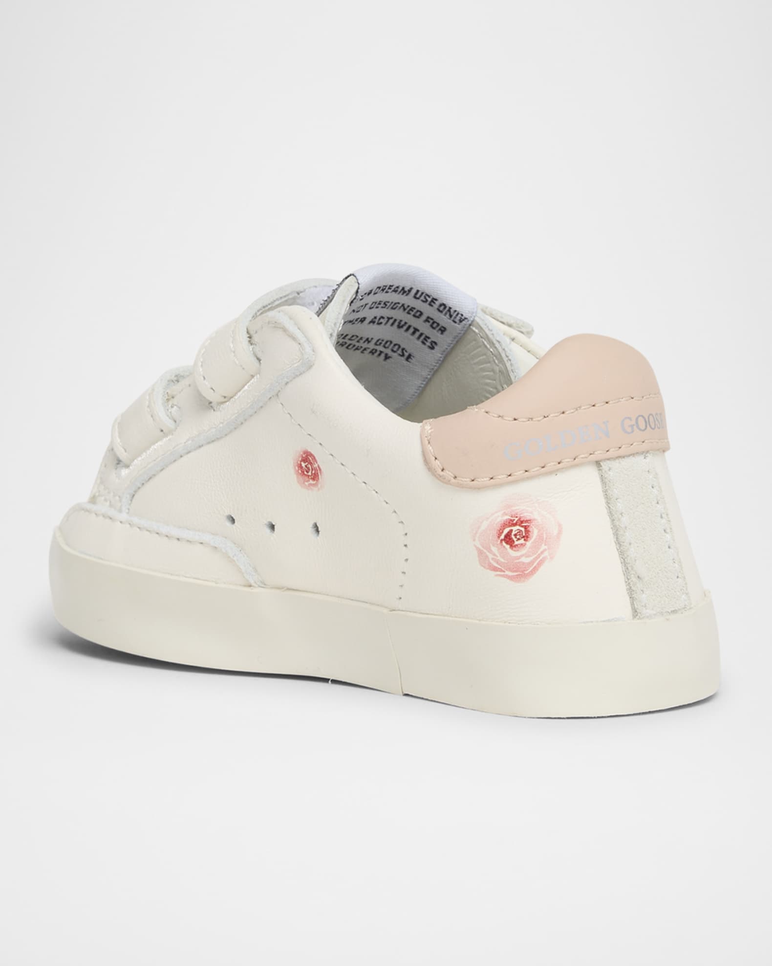 Girl's Baby School Nappa Leather & Suede Sneakers, Baby 1