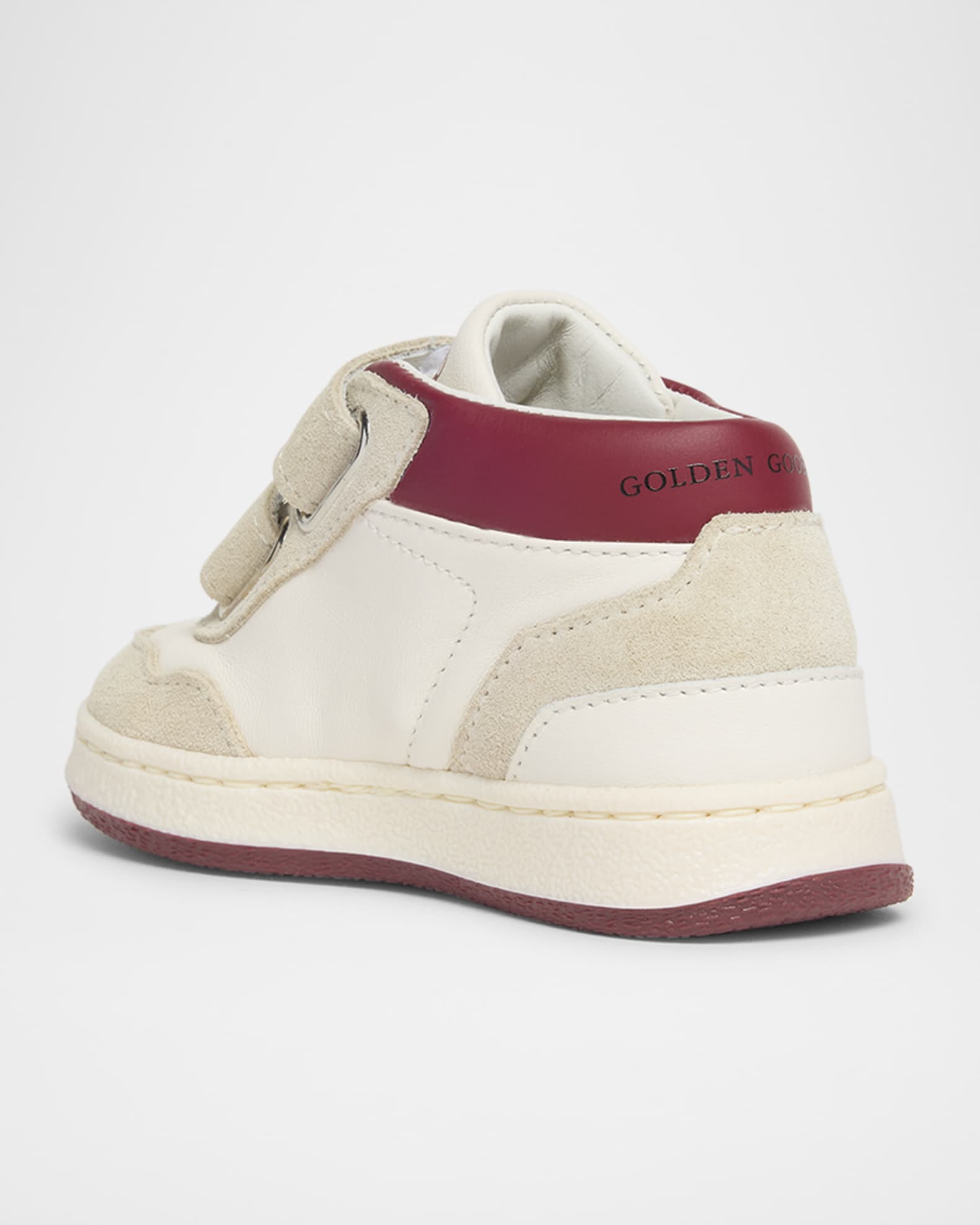 Boy's June Two-Toned Leather Sneakers, Baby 1