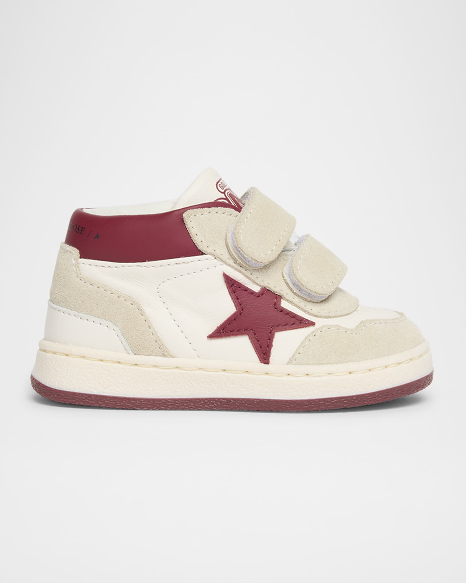 Boy's June Two-Toned Leather Sneakers, Baby 0