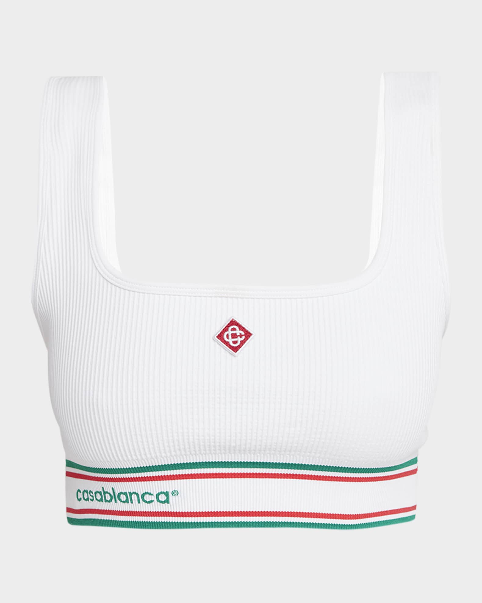 Seamless Ribbed Sports Bra 0