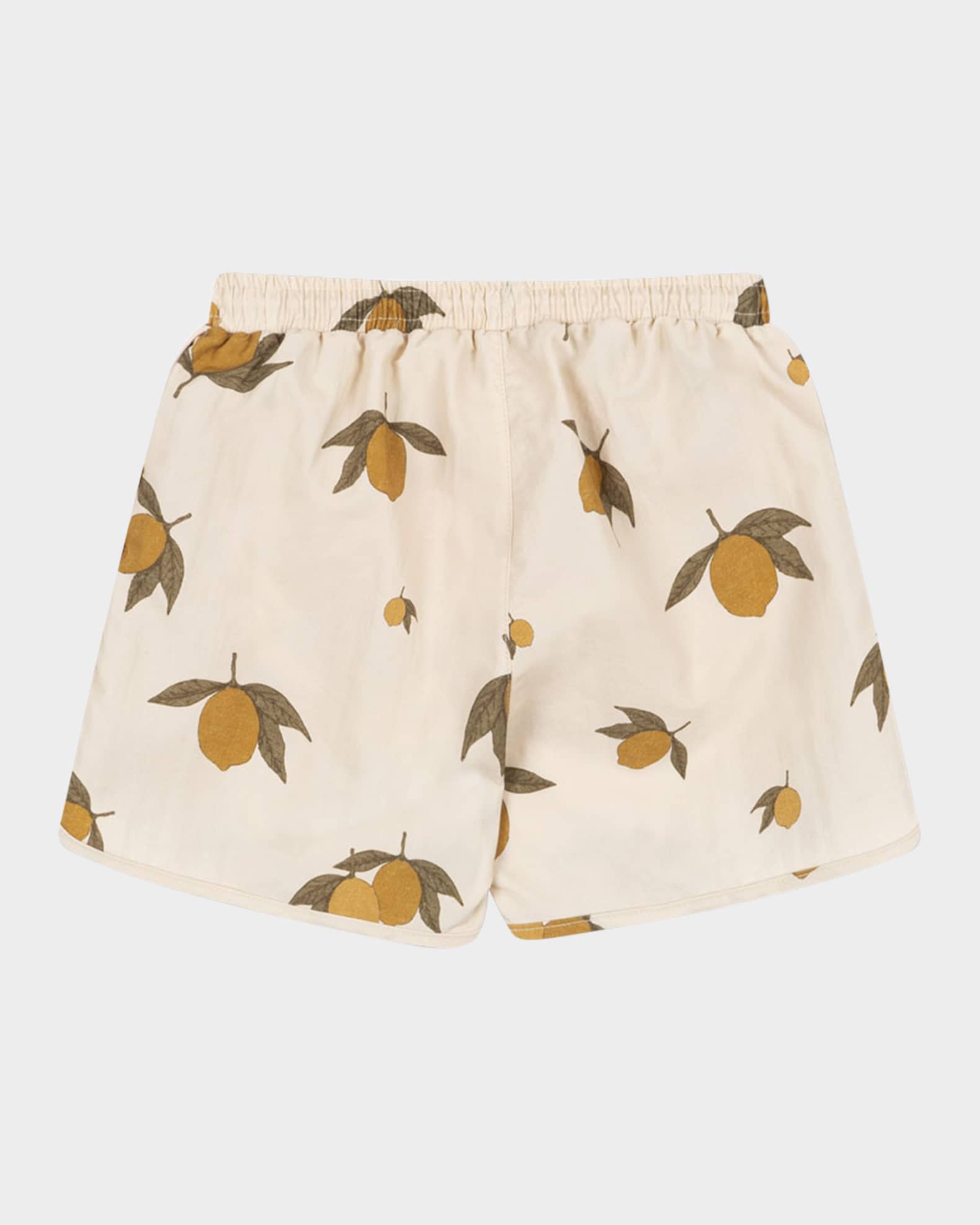 Boy's Asnou Lemon-Print Swim Shorts, Size 9M-10 1