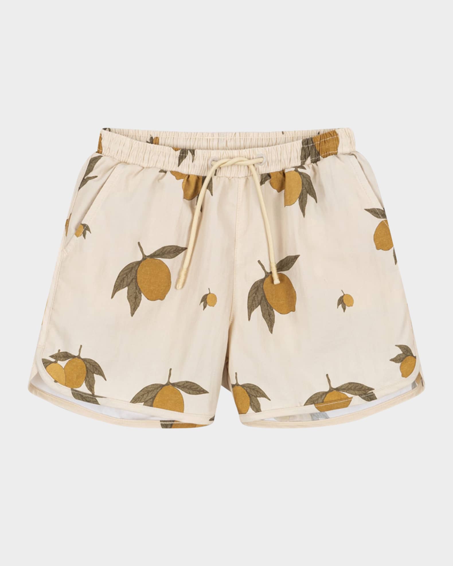 Boy's Asnou Lemon-Print Swim Shorts, Size 9M-10 0