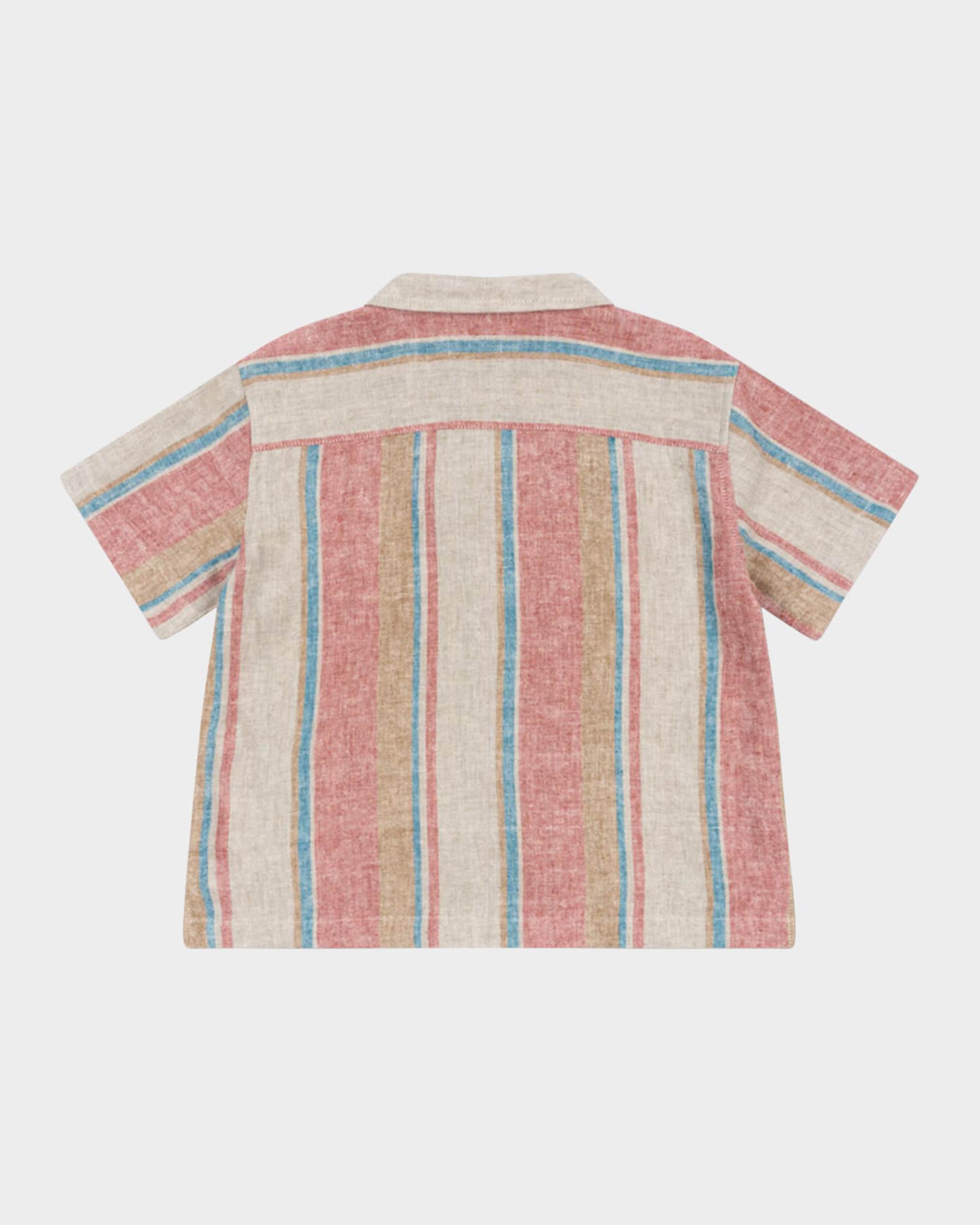Boy's Venice Stripe Button Down Shirt, Size 9M-6 1