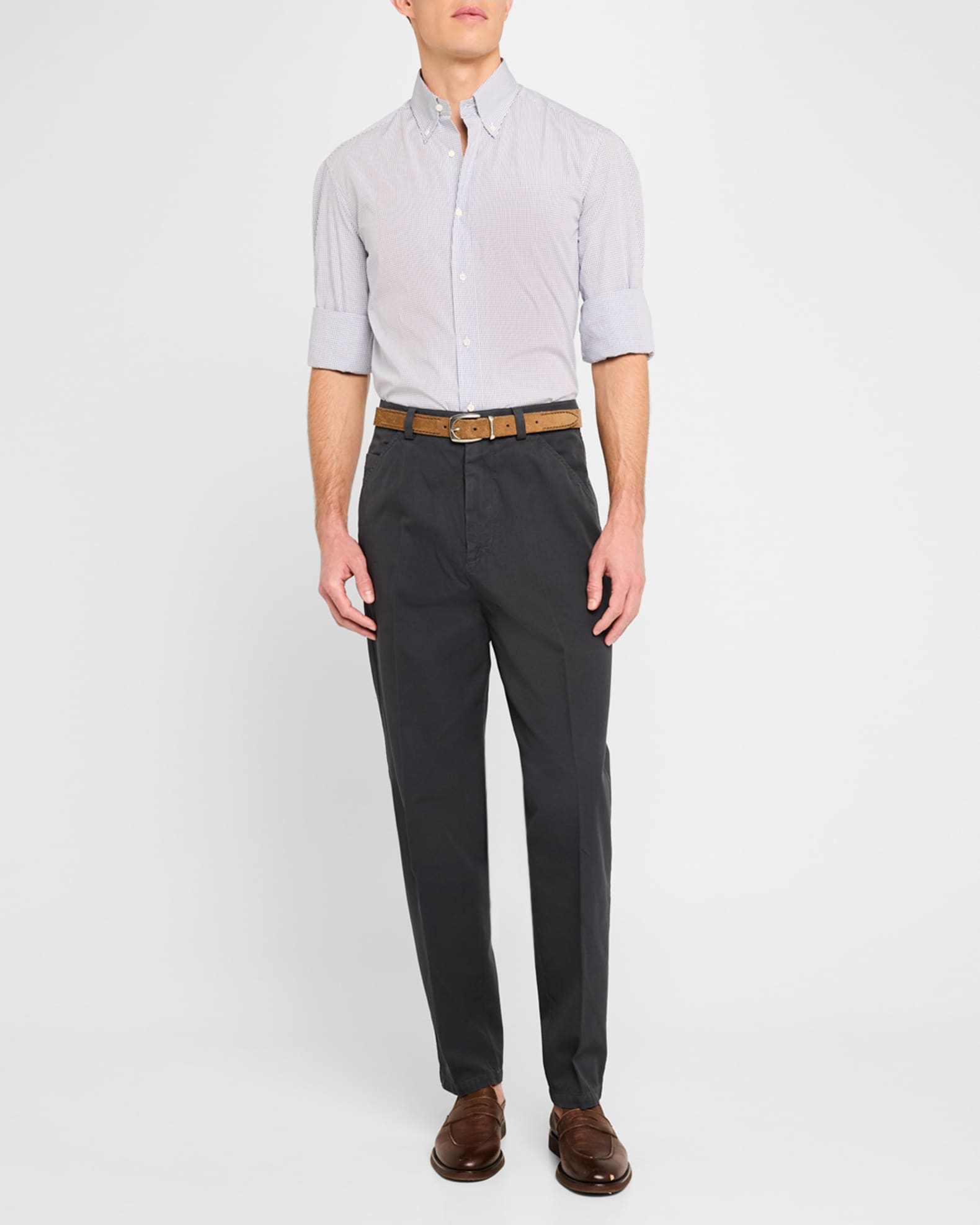 Men's Exclusive Cotton Five-Pocket Pants 1