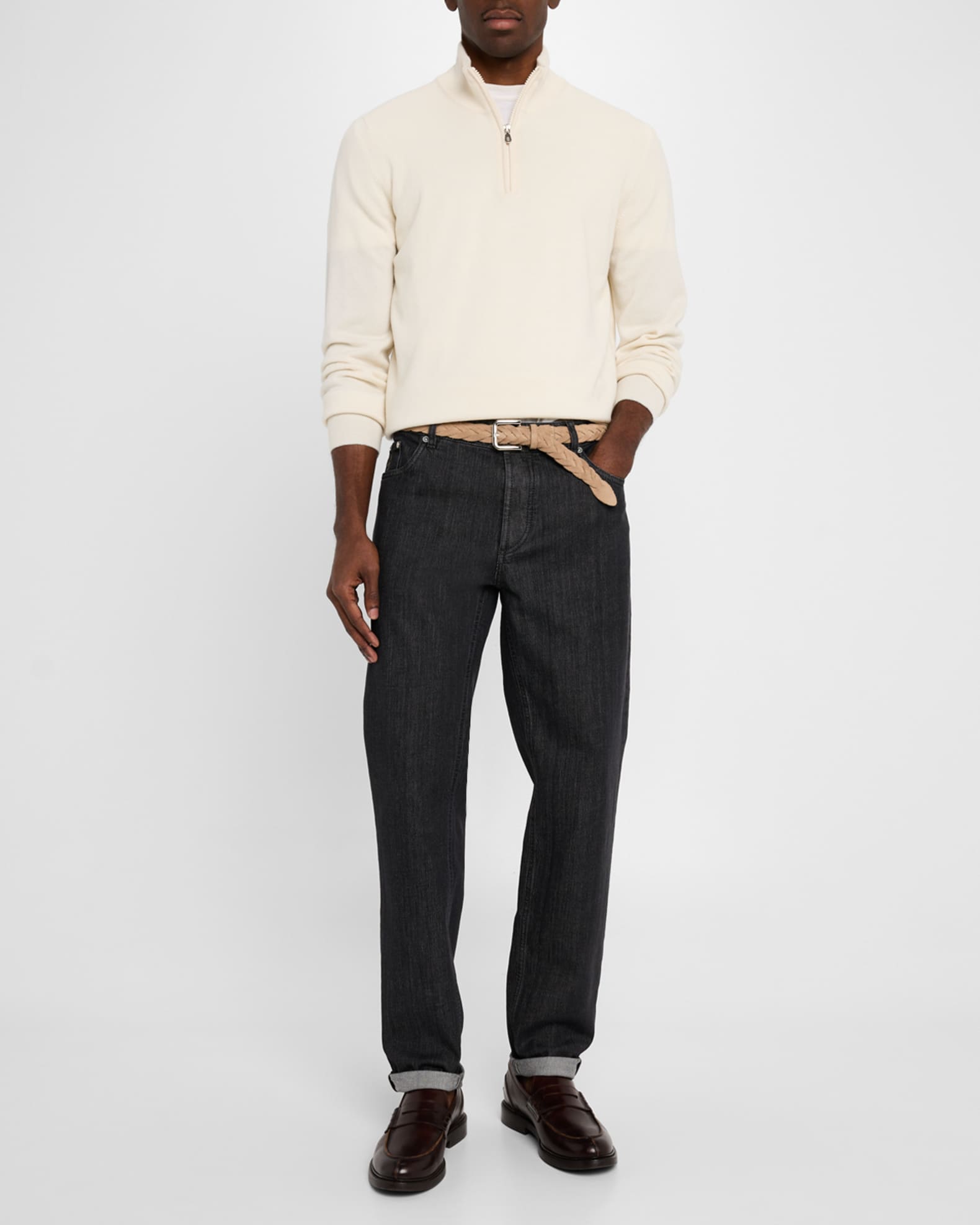 Men's Traditional Fit Five-Pocket Jeans 1