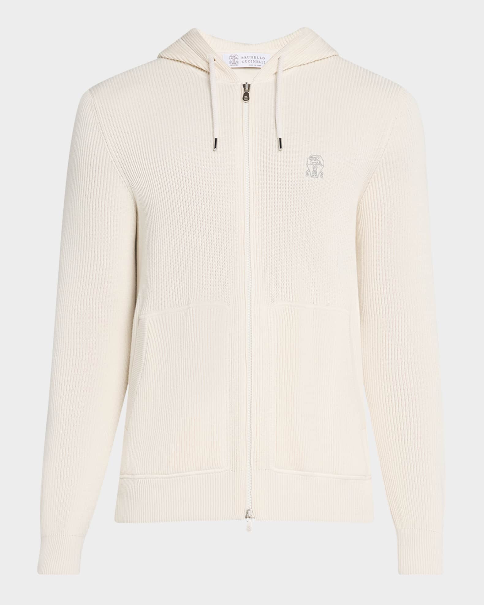 Men's Ribbed Full-Zip Hoodie 0