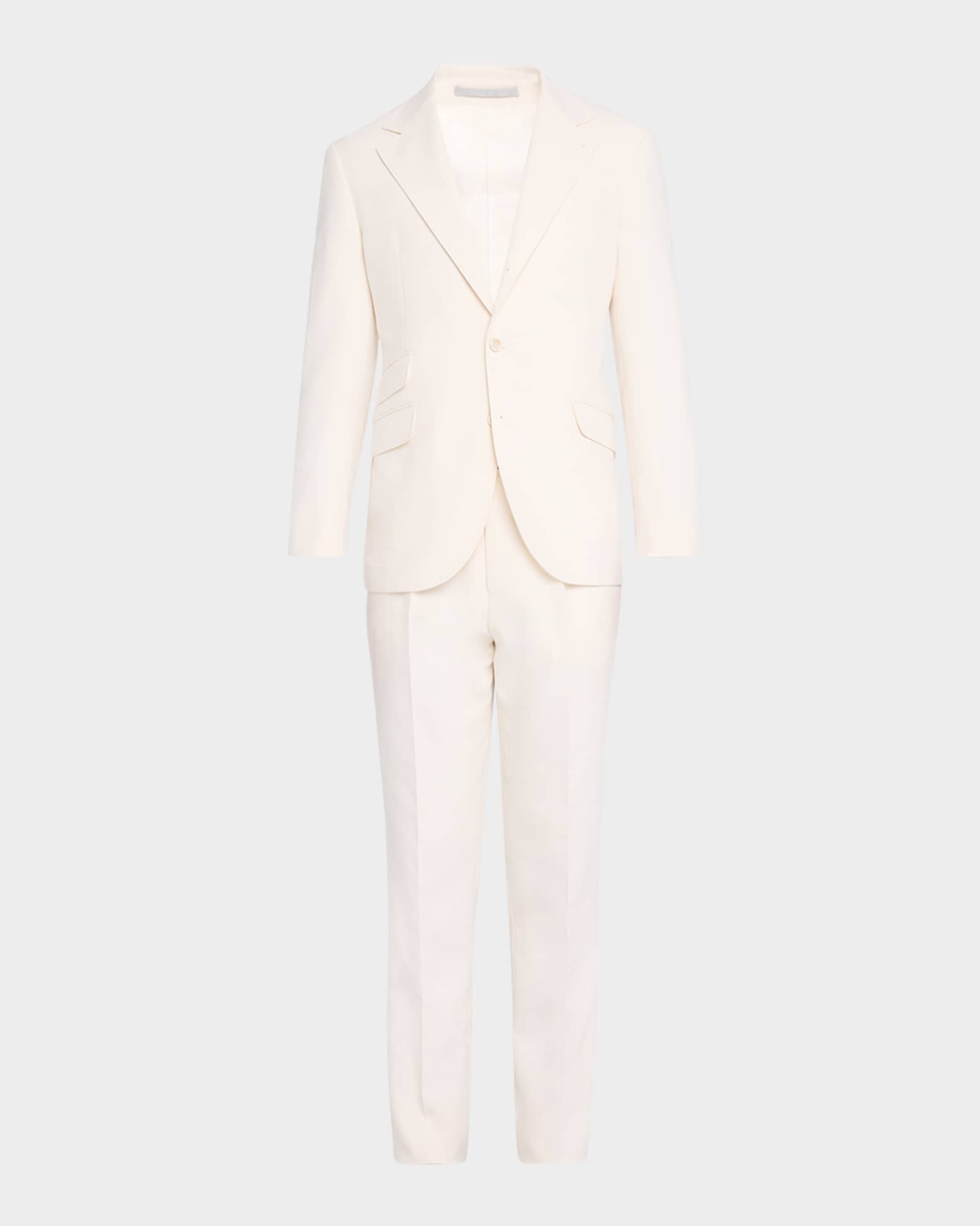 Men's Cotton Gabardine Suit 0