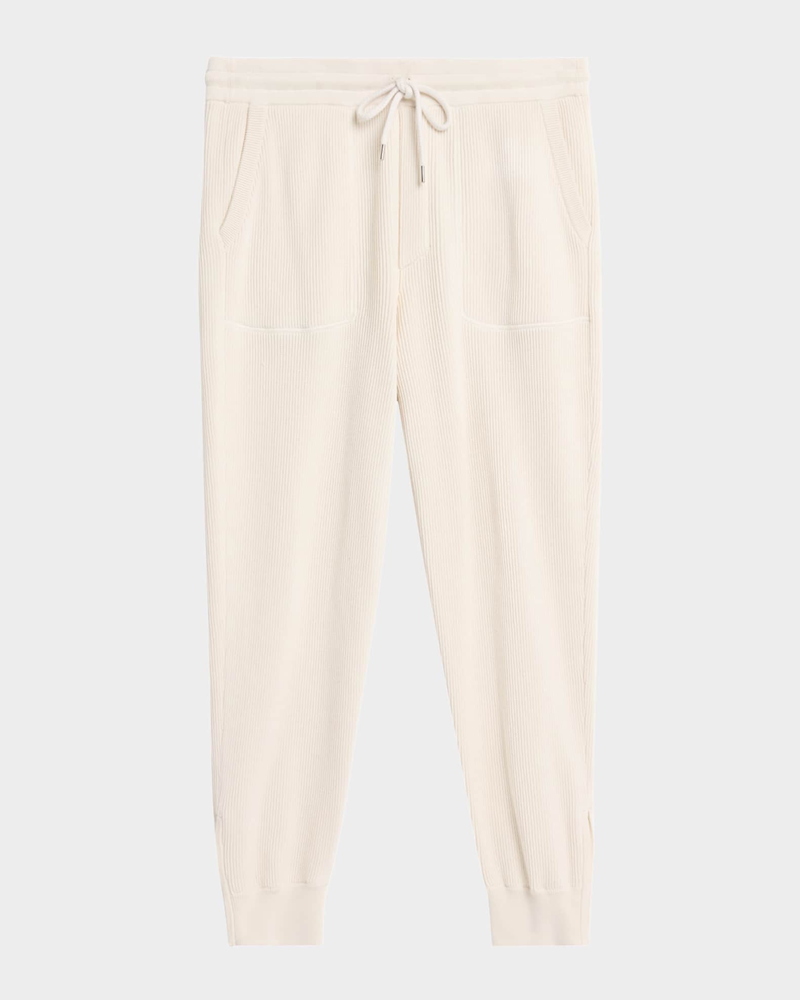 Men's Ribbed Cotton Sweatpants 0