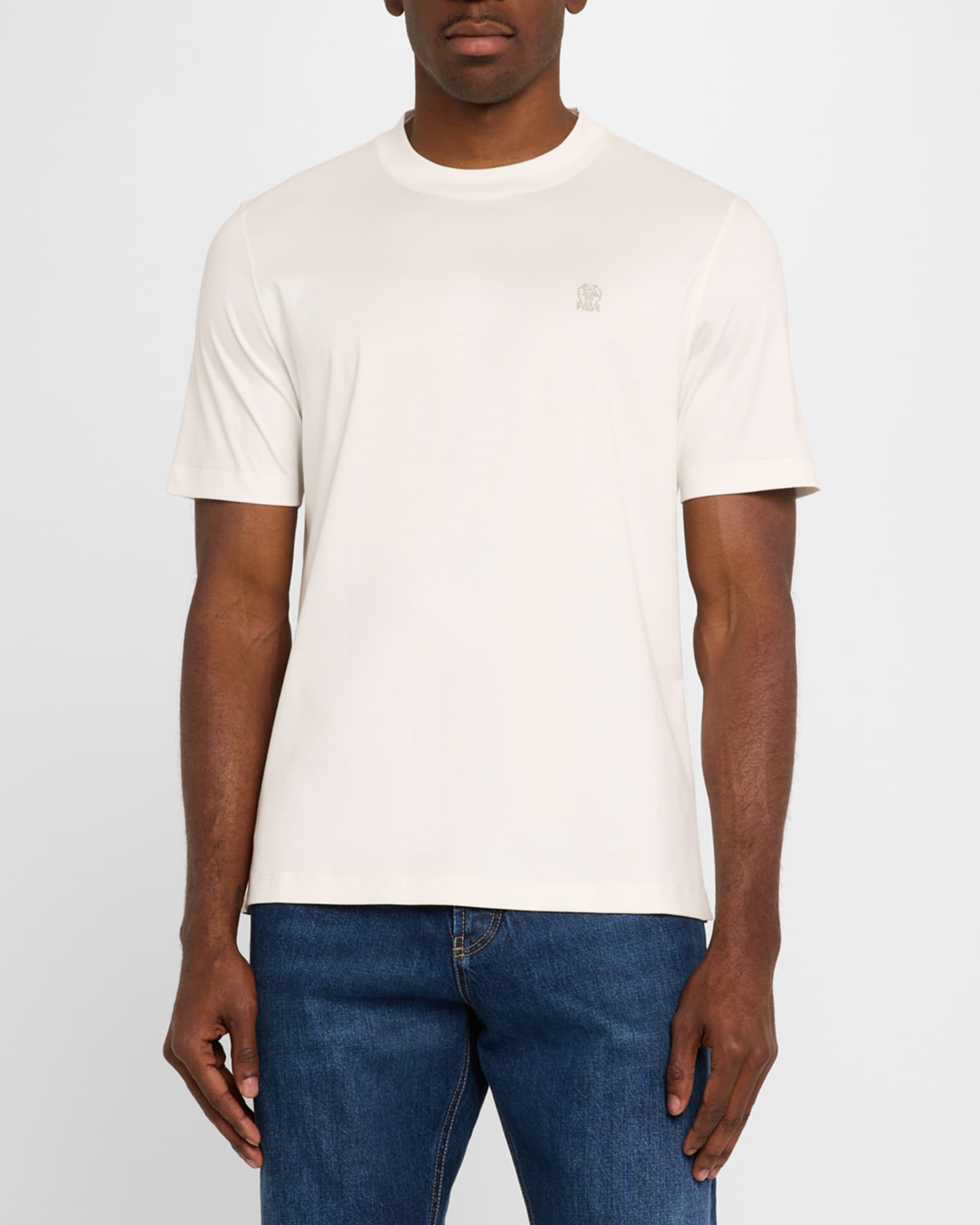 Men's Crewneck T-Shirt with Logo